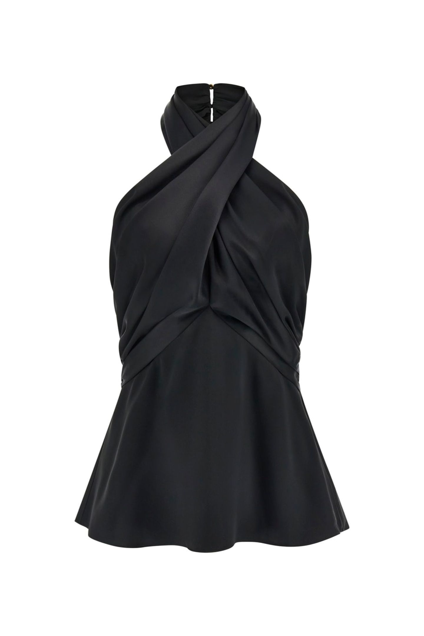 ARETHA HALTER KNOT T JET BLACK A996 4