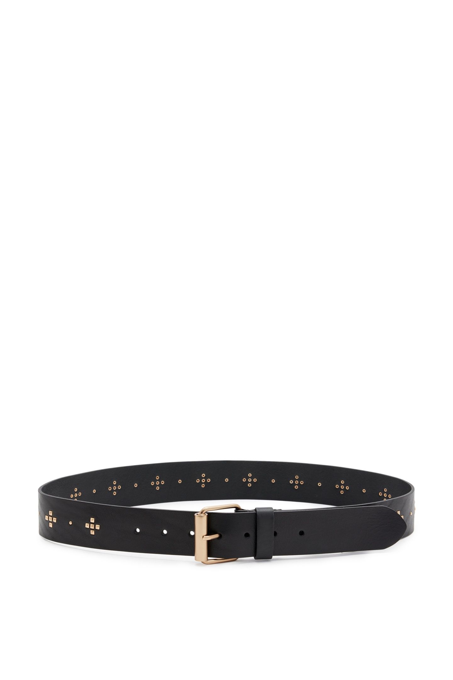 NOVA STUD BELT BLACK/WARM BRASS 3