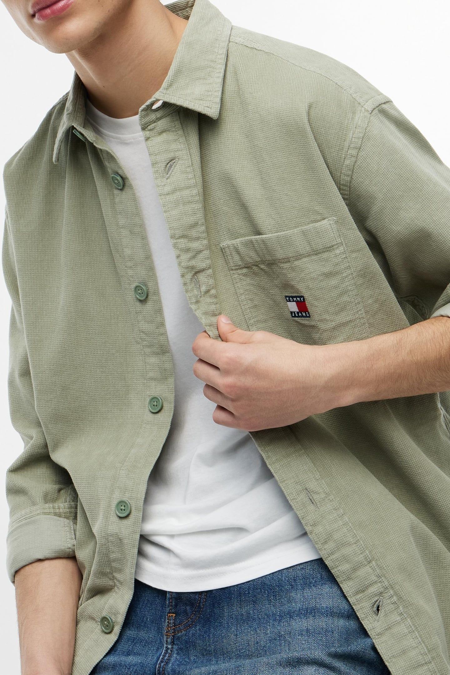 BRICK CORD OVERSHIRT SPRING OLIVE 5
