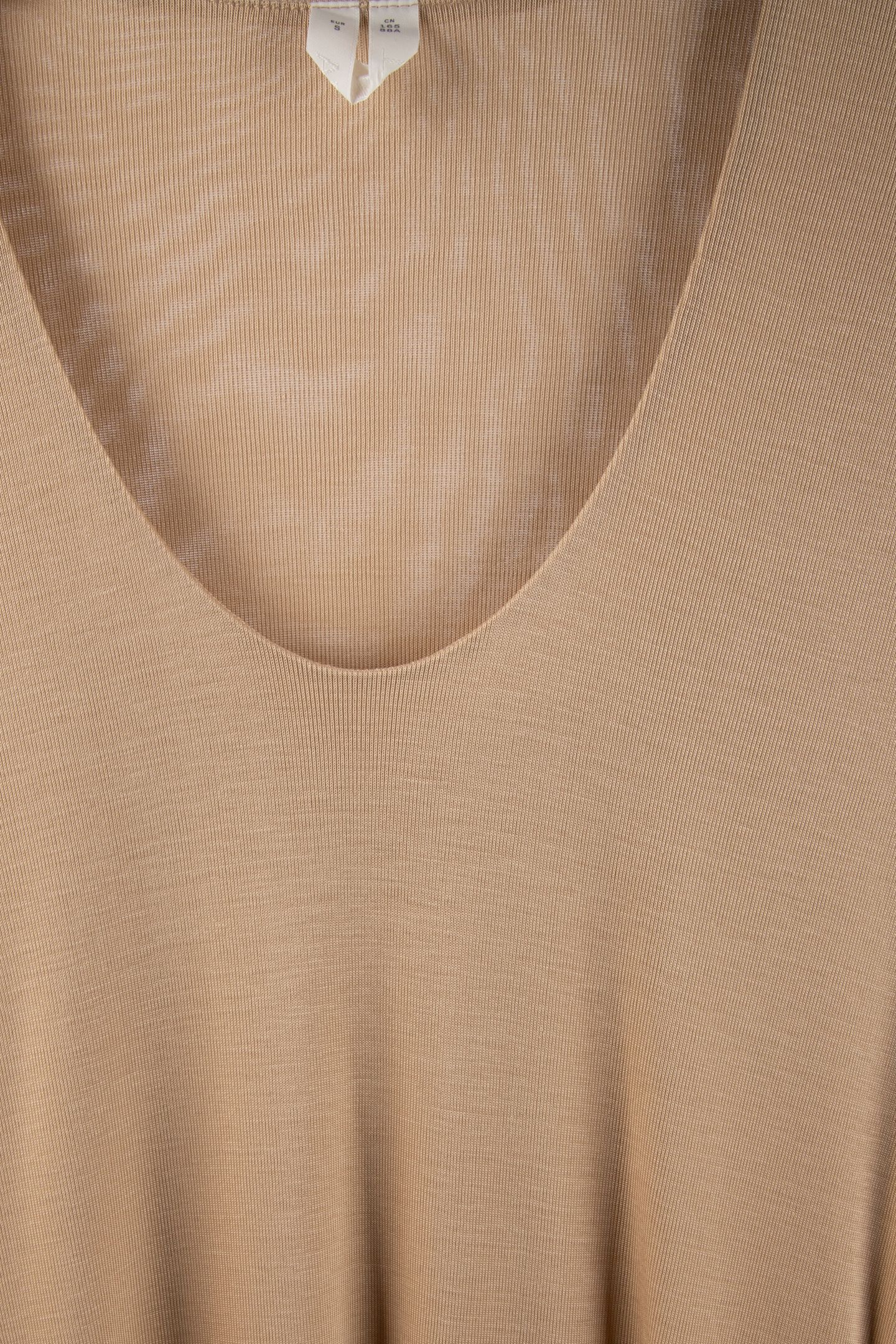 MI TENCEL KNIT DRESS BEIGE 4
