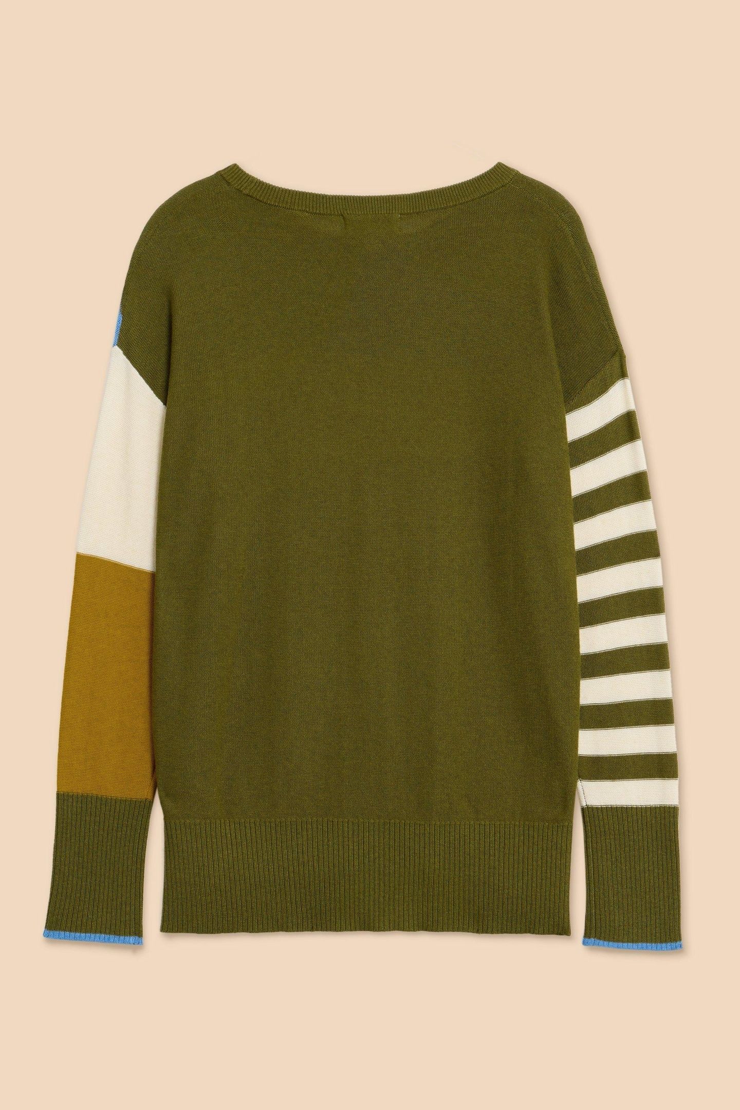OLIVE ABSTRACT JUMPER GREEN PRINT 5