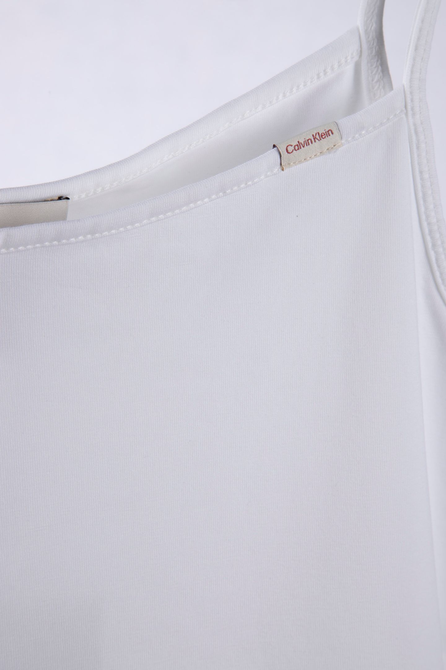 SLEEVELESS COTTON STRETCH TOP BRIGHT WHITE 4
