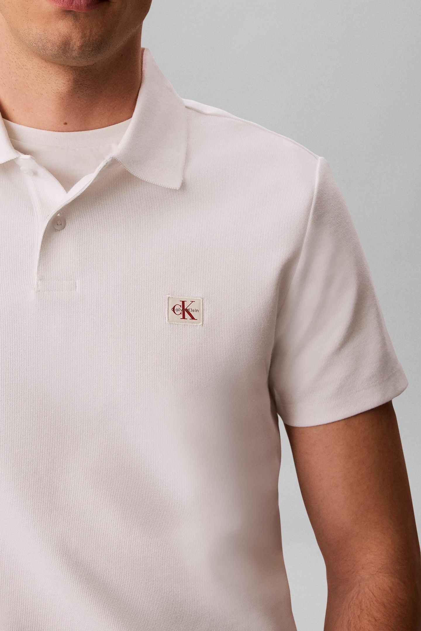 SHORT SLEEVE MICRO WAFFLE CLASSIC TEE BRIGHT WHITE 5