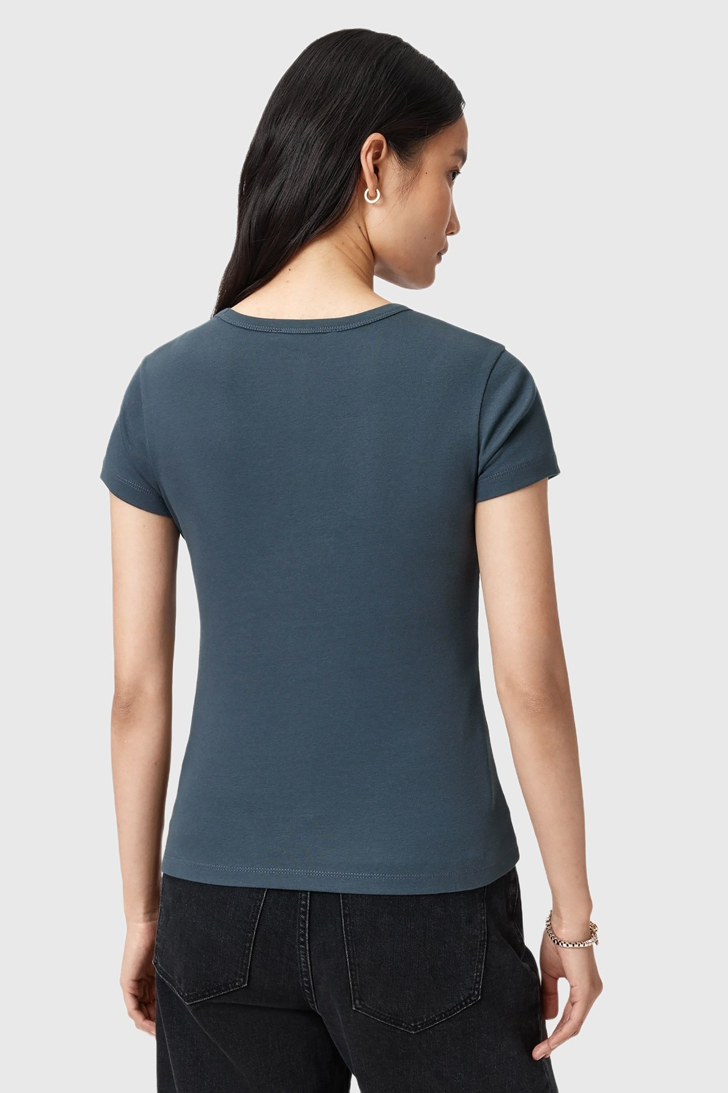 STEVIE RAMSKULL TEE DARK SLATE BLUE 4