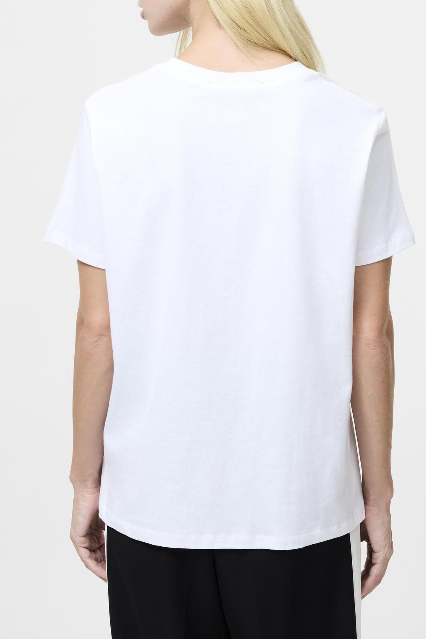 ROSE LOGO PEACHED GRAPHIC TEE LINEN WHITE 3