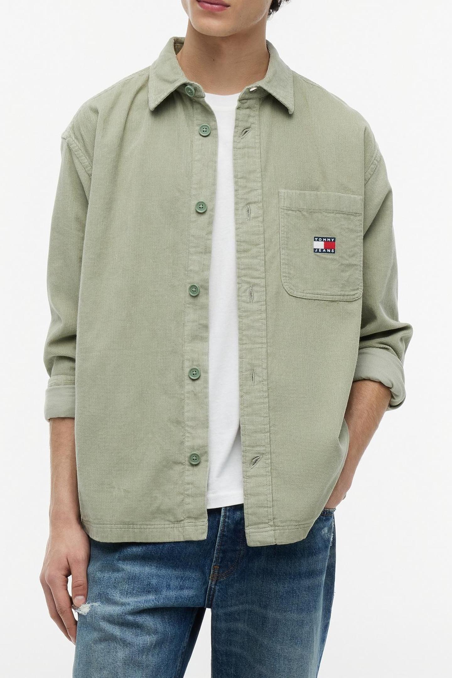 BRICK CORD OVERSHIRT SPRING OLIVE 1