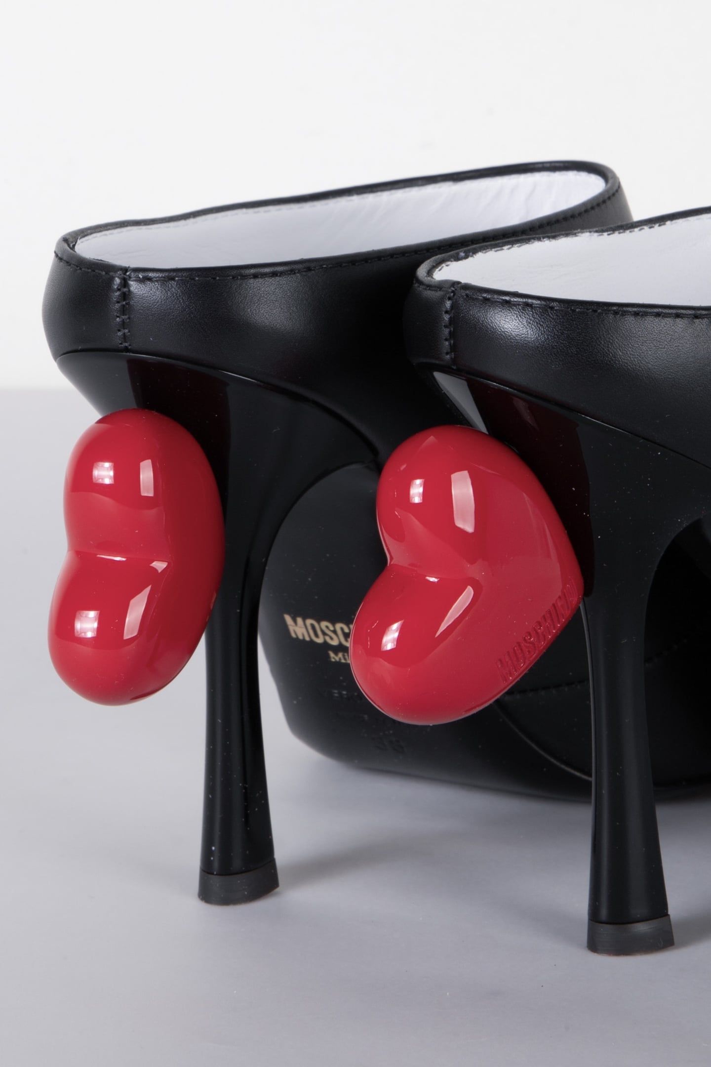 GOATSKIN MULES BLACK 4