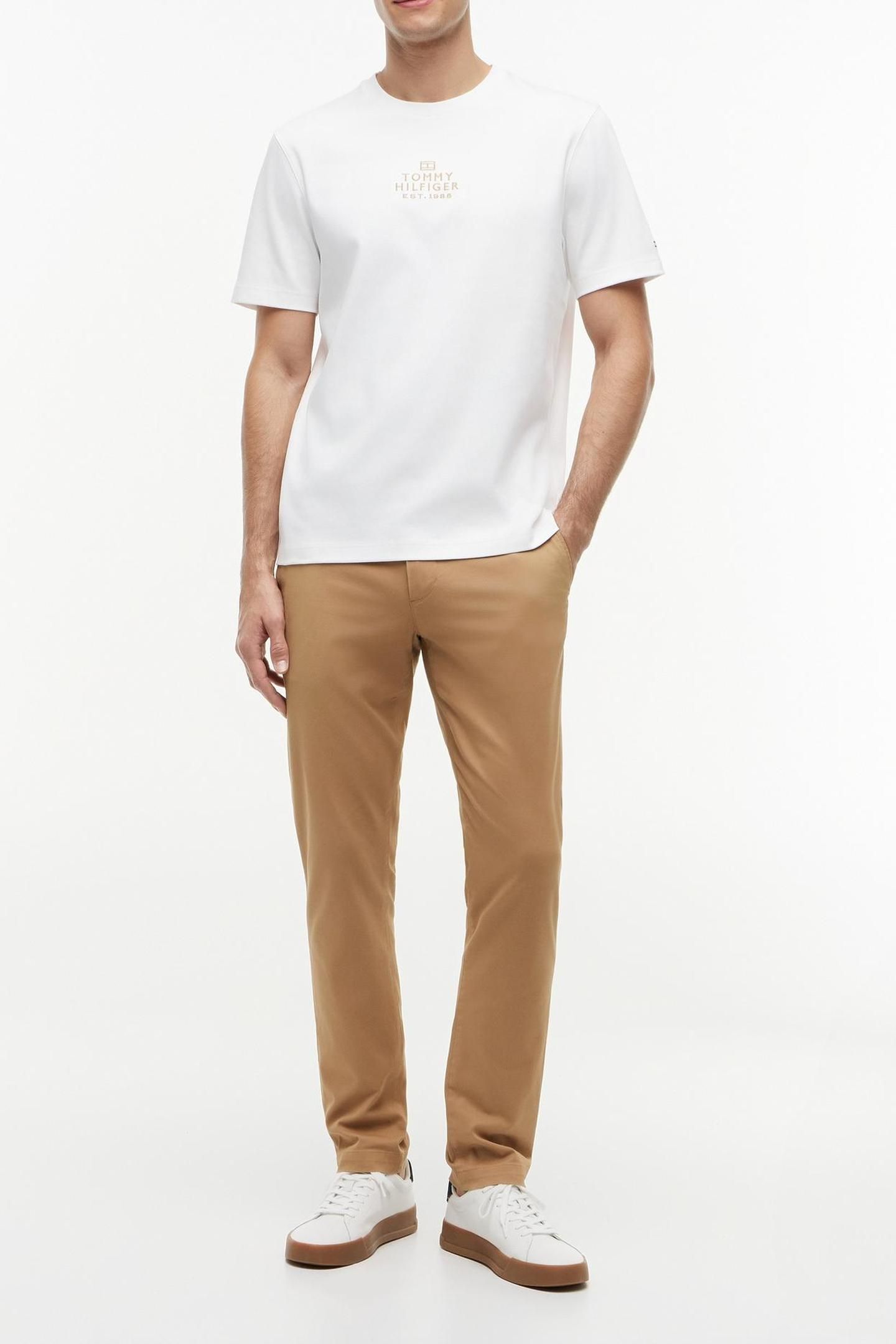 BRAND LOVE GOLD INTERLOCK T-SHIRT WHITE 4