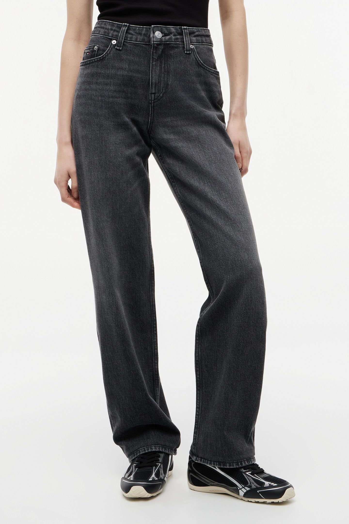 SOPHIE LOW WAIST STRAIGHT DENIM BLACK 3