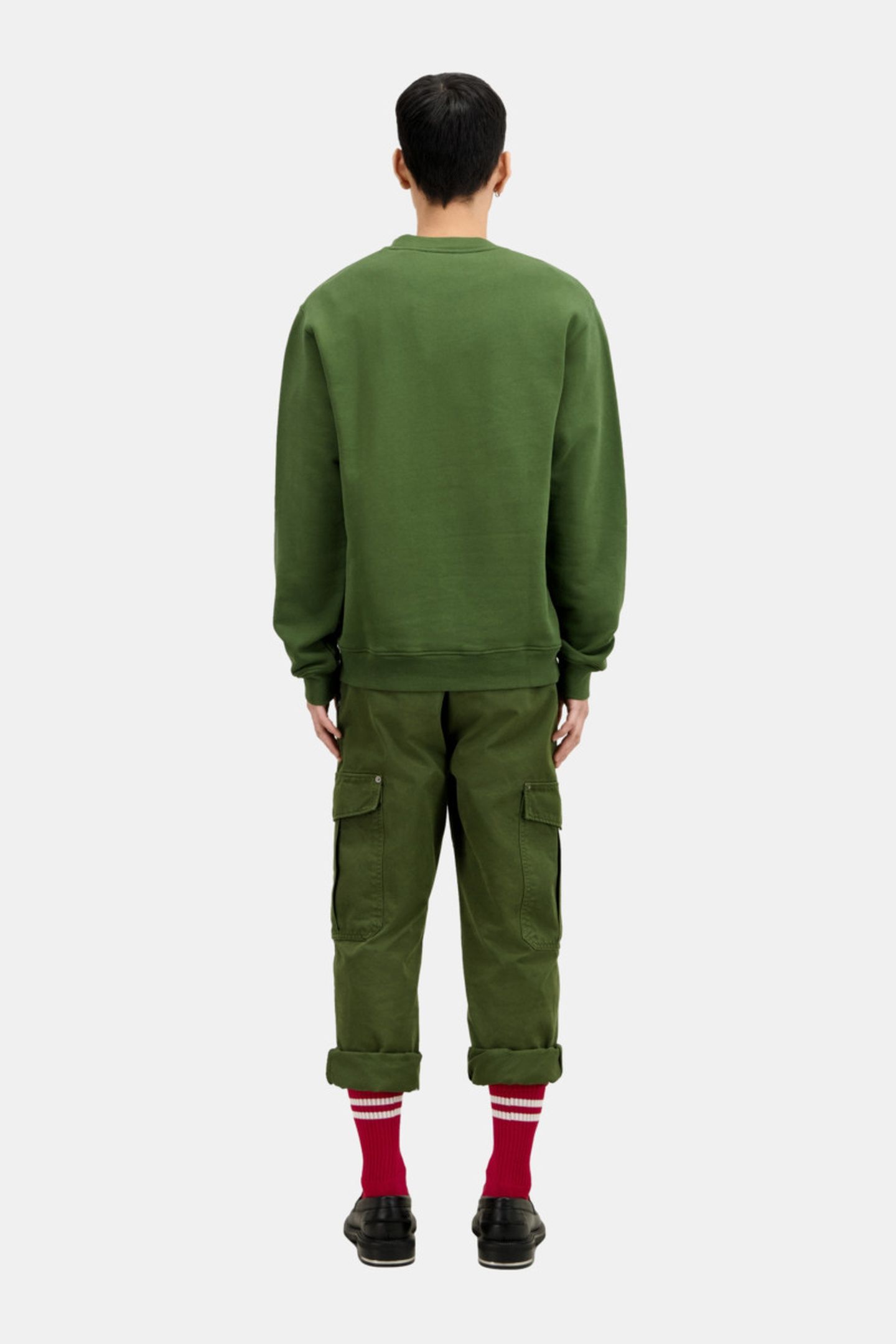 SWEATSHIRT WITH EAGLE PRINT USED KAKI 4
