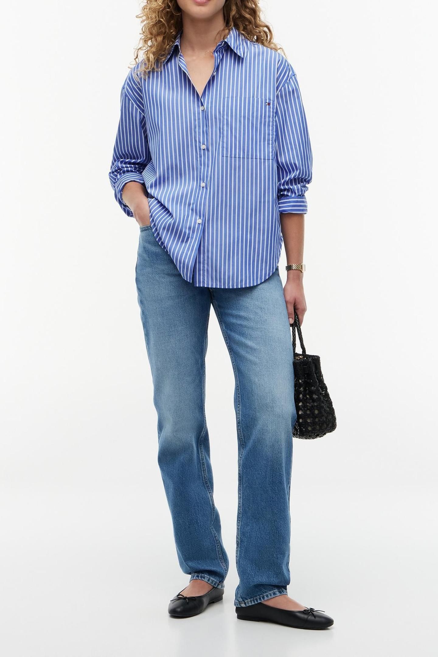 MODERN POPLIN SHIRT STACKING STP/VERONA BLUE 3