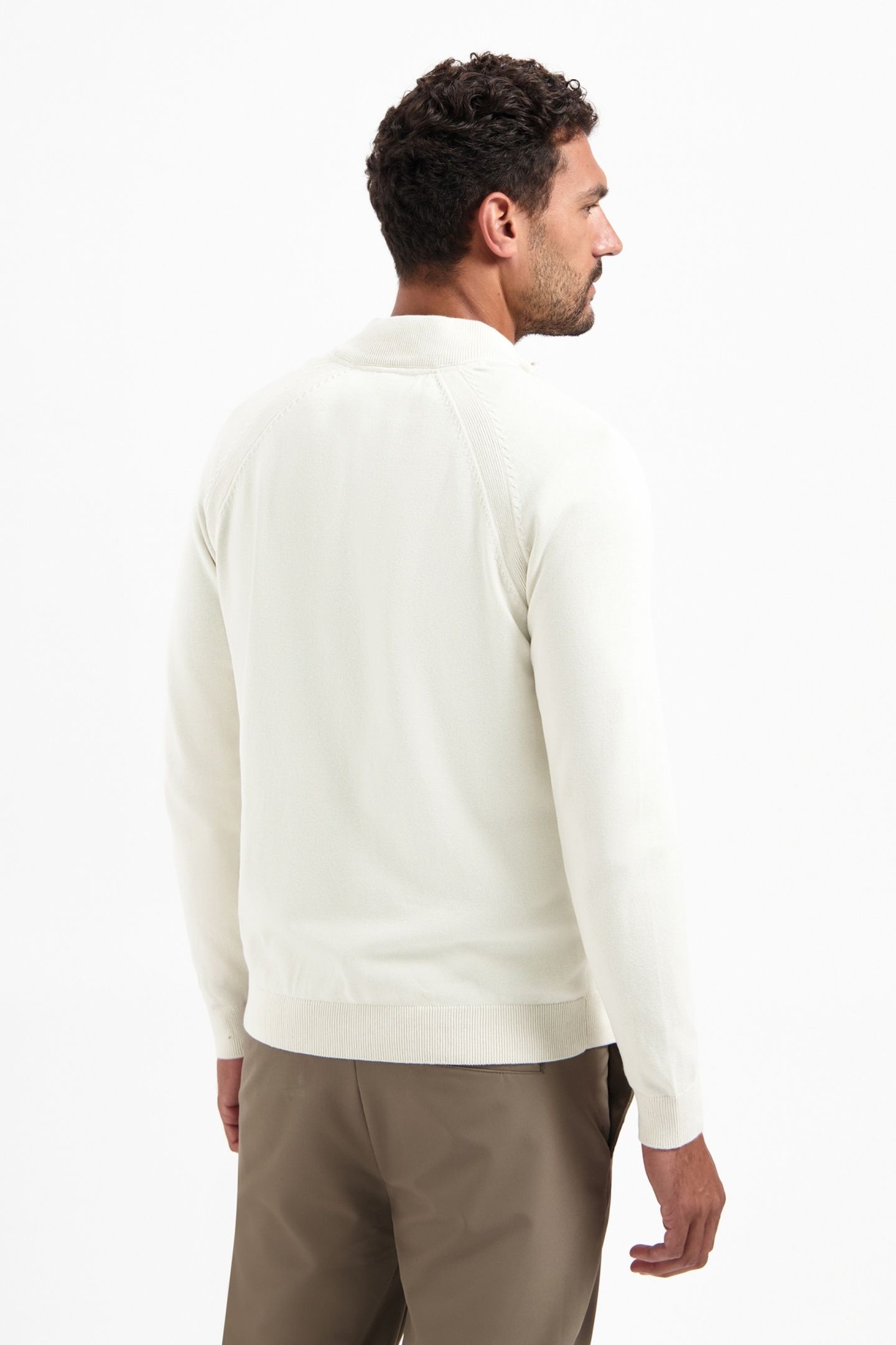 PULLOVER HALF ZIP HIGH COLLAR SOLID KIT 4