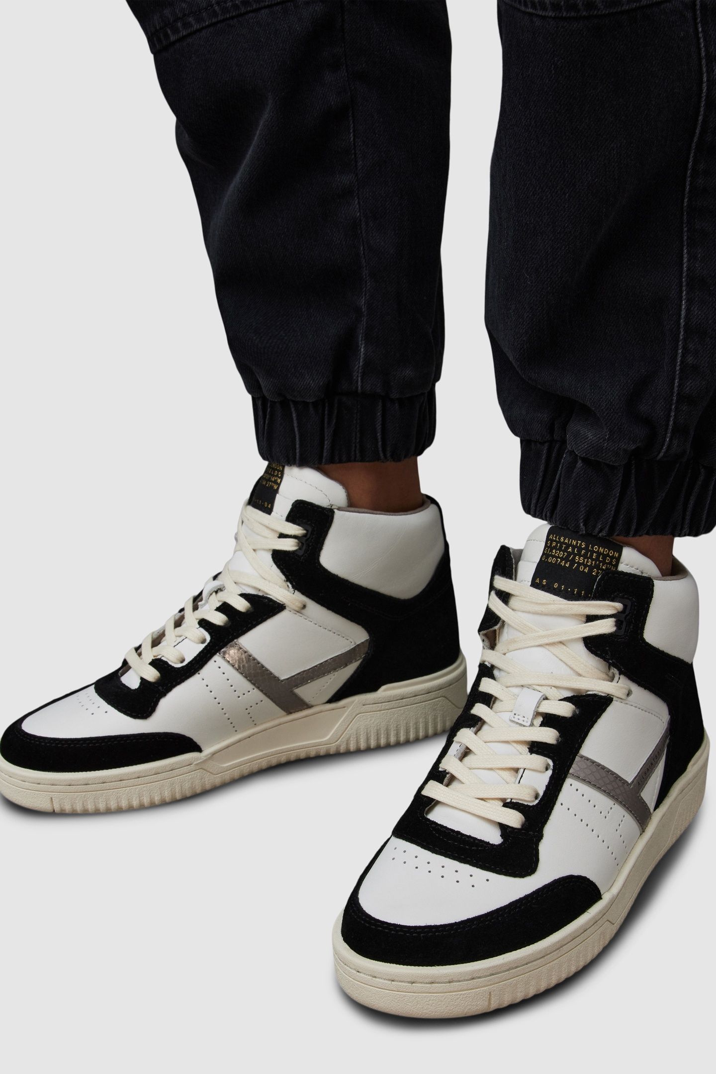 PRO SUEDE HIGH TOP WHITE/BLACK/GUN 3