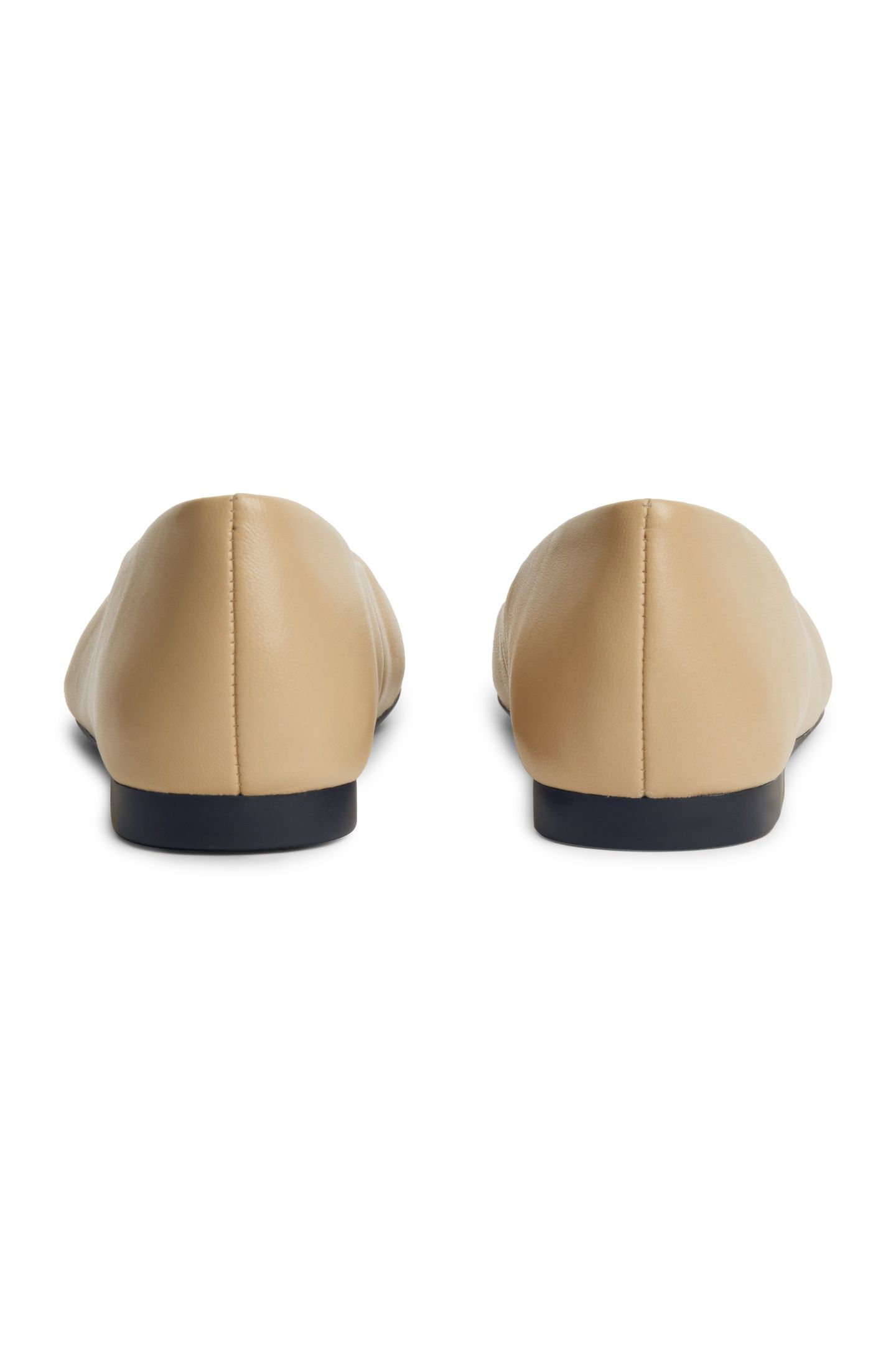 TH PLATE LEATHER BALLERINAS DESERT 4