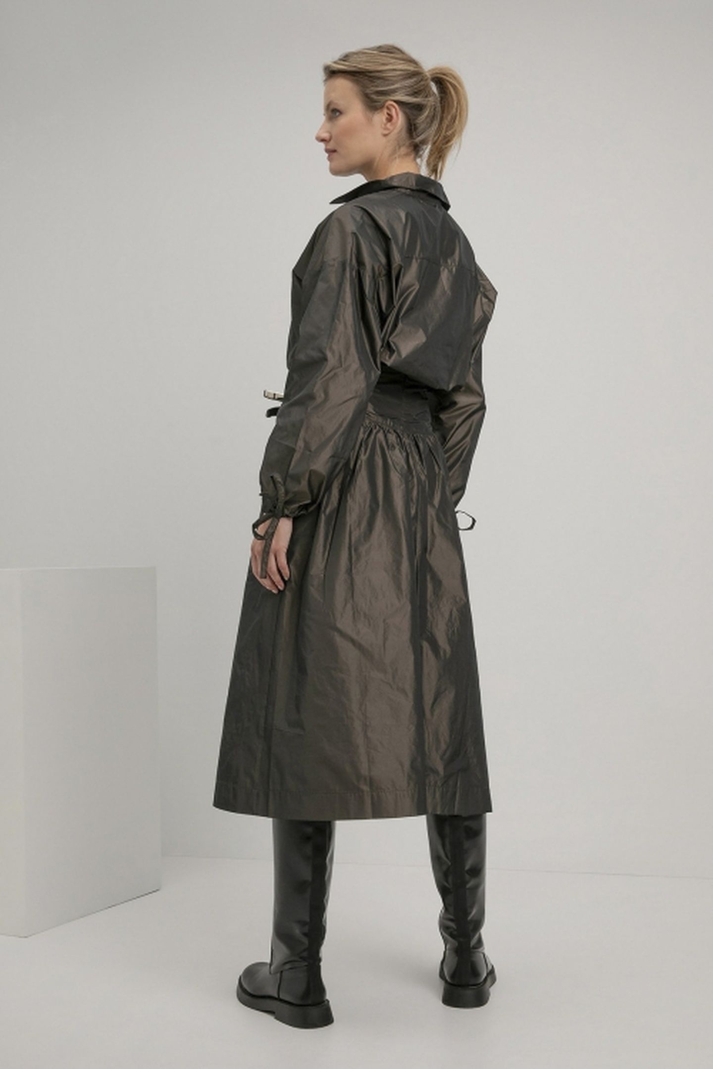 SIENNA SKIRT DARK BROWN MELANGE 3