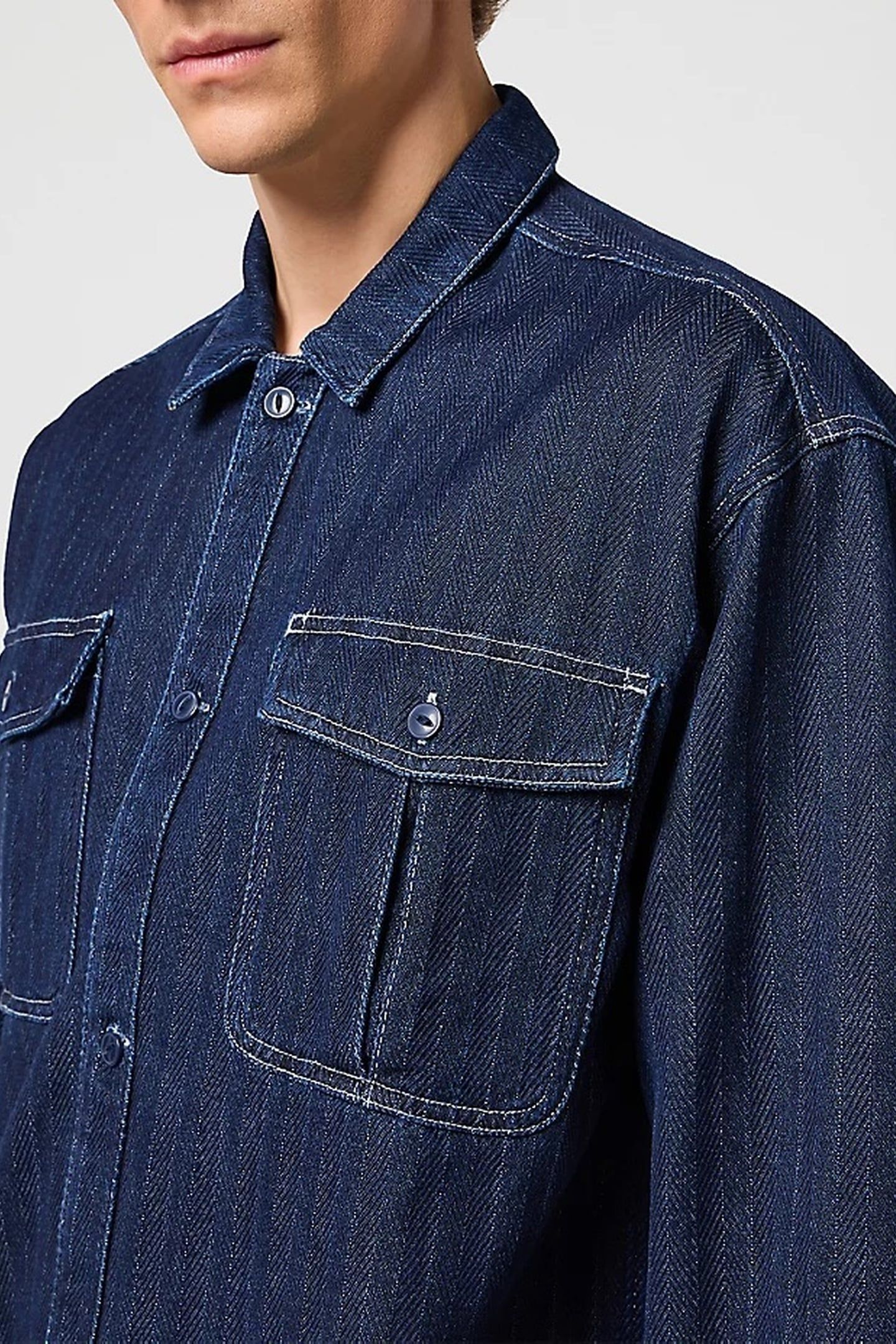 CASEY JONES UTILITY SHIRT INDIGO BLUE 4