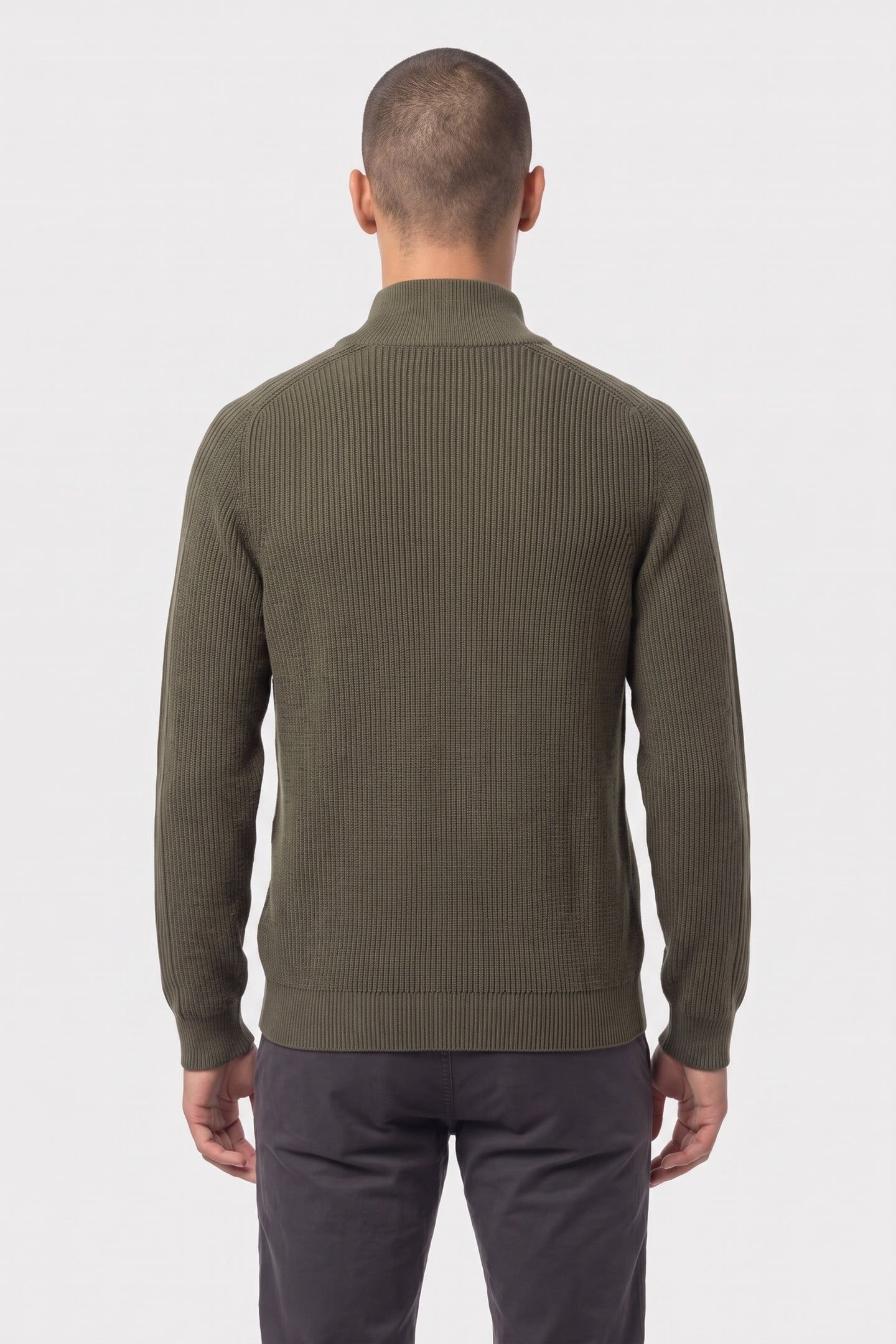 PENTIRE HALF ZIP KHAKI GREEN 2