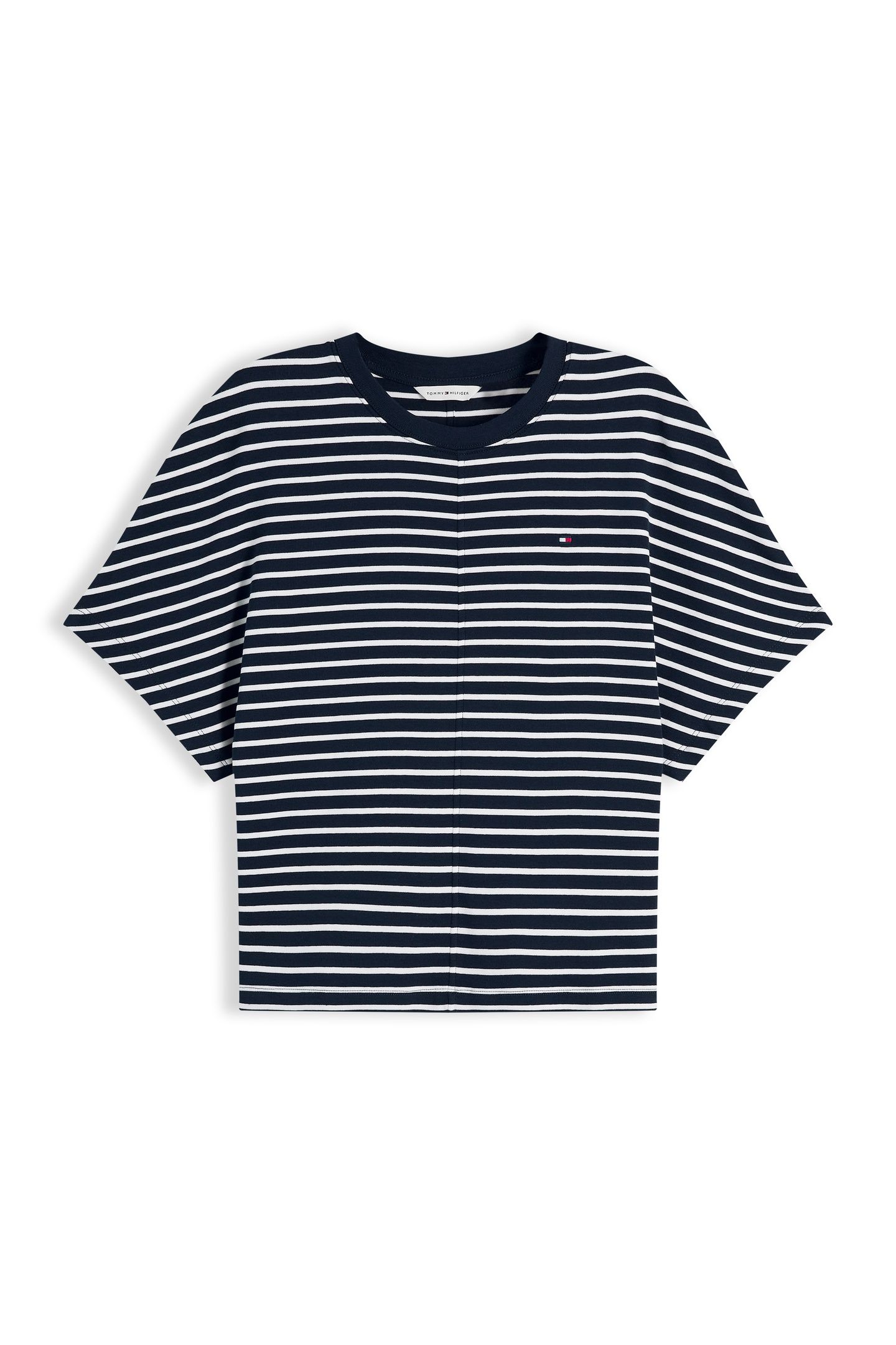 CODY REGULAR BATWING C-NECK BRETON STRIPE DARK NIGHT/ECRU 4