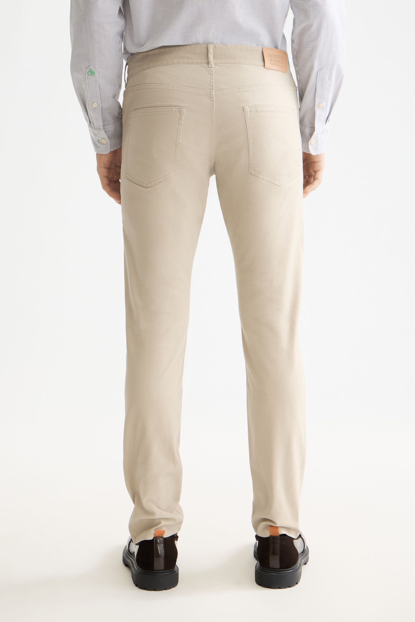 RALSTON- COTTON-BLEND TWILL REGULAR SLIM FIT 5-POCKET PANT P 3