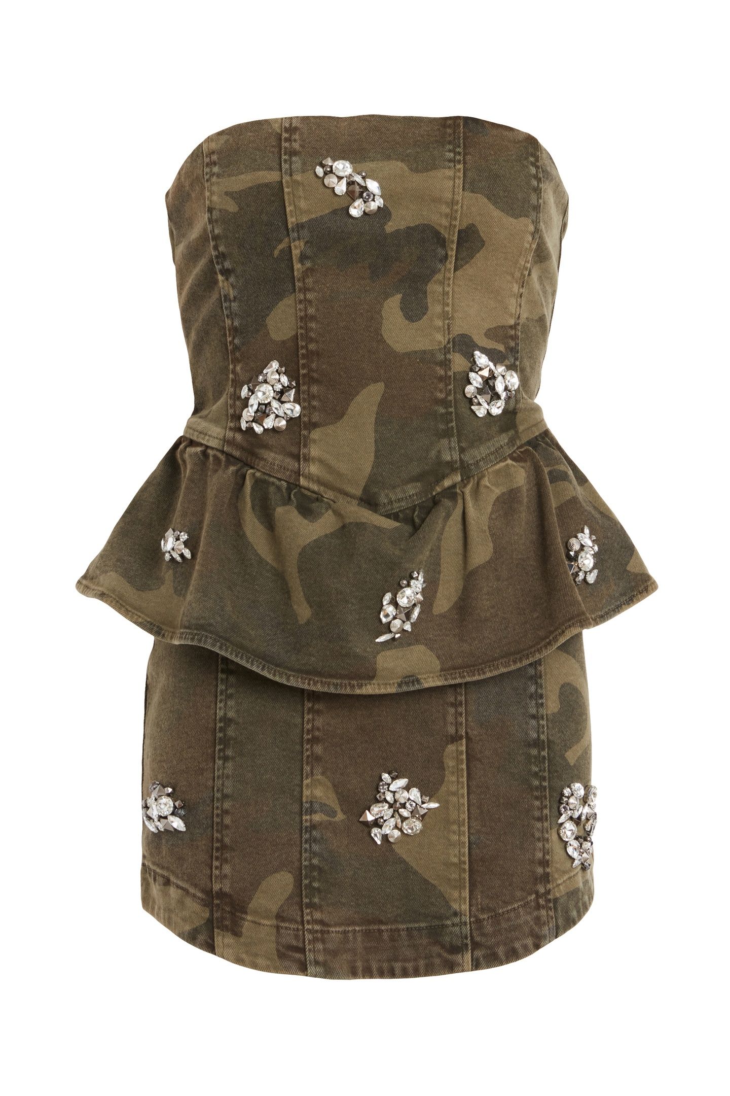 ANDY CAMO EMB DRESS CAMO GREEN 6