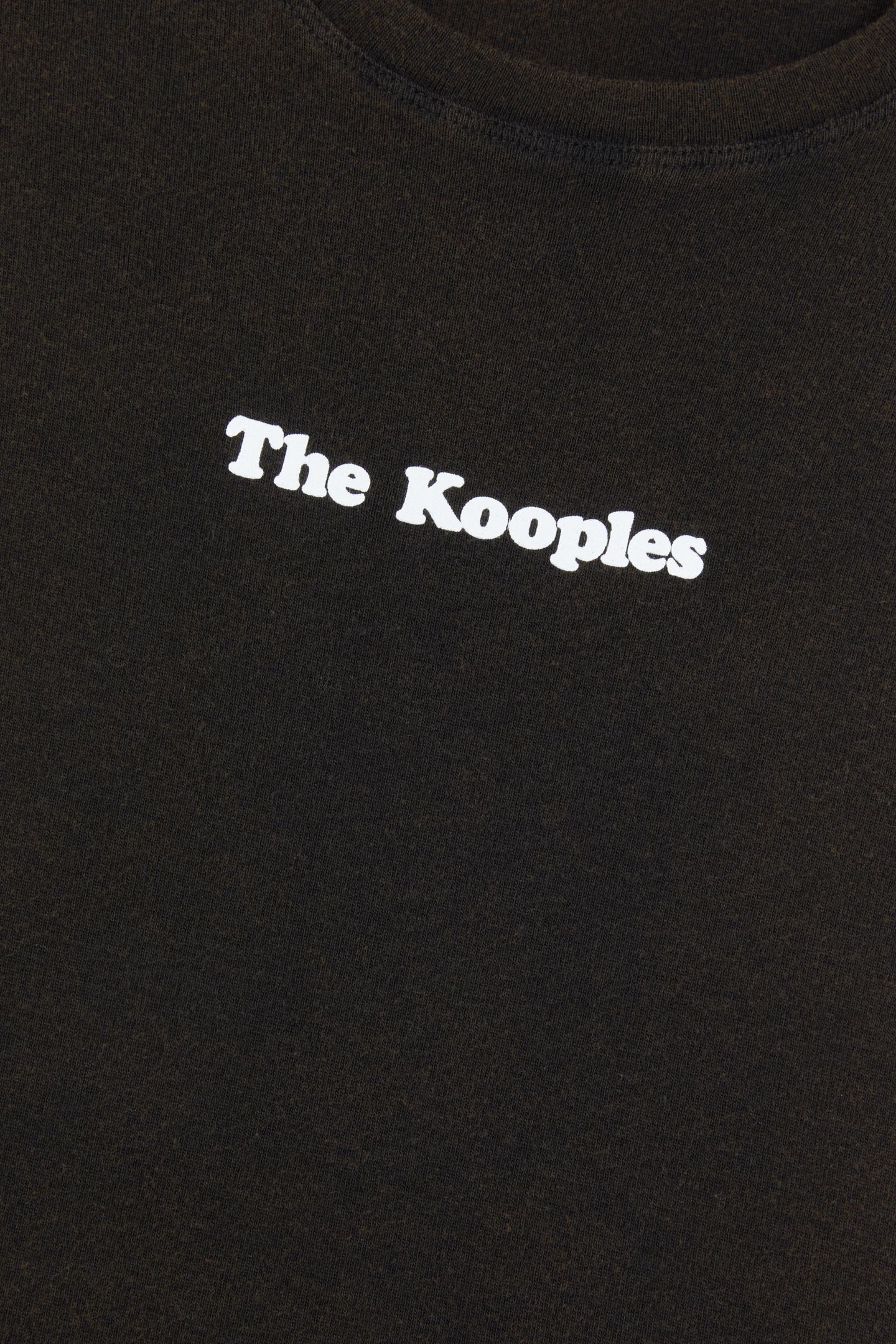 SHORT-SLEEVED T-SHIRT W FRONT PRINT BROWN / BLACK 5