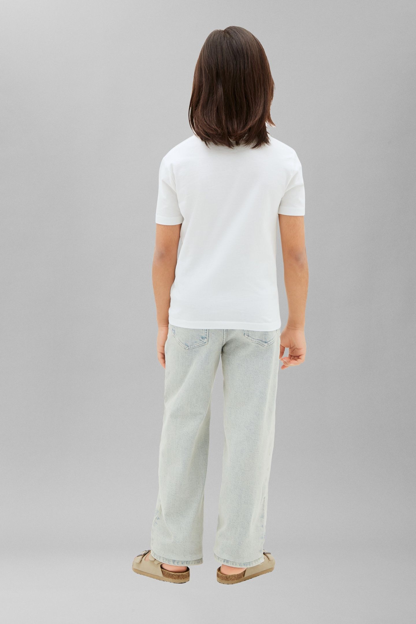 UNISEX SMALL CHEST MONOLOGO BRIGHT WHITE 2