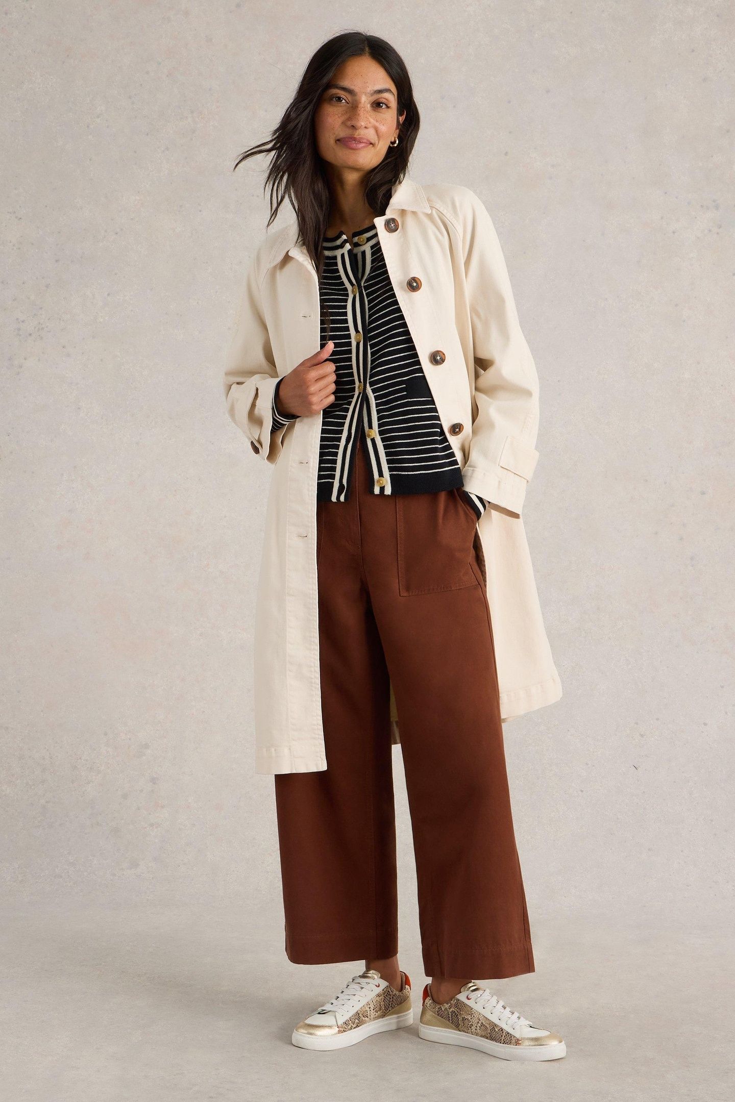 OAKLEIGH DENIM COAT LIGHT NATURAL 1