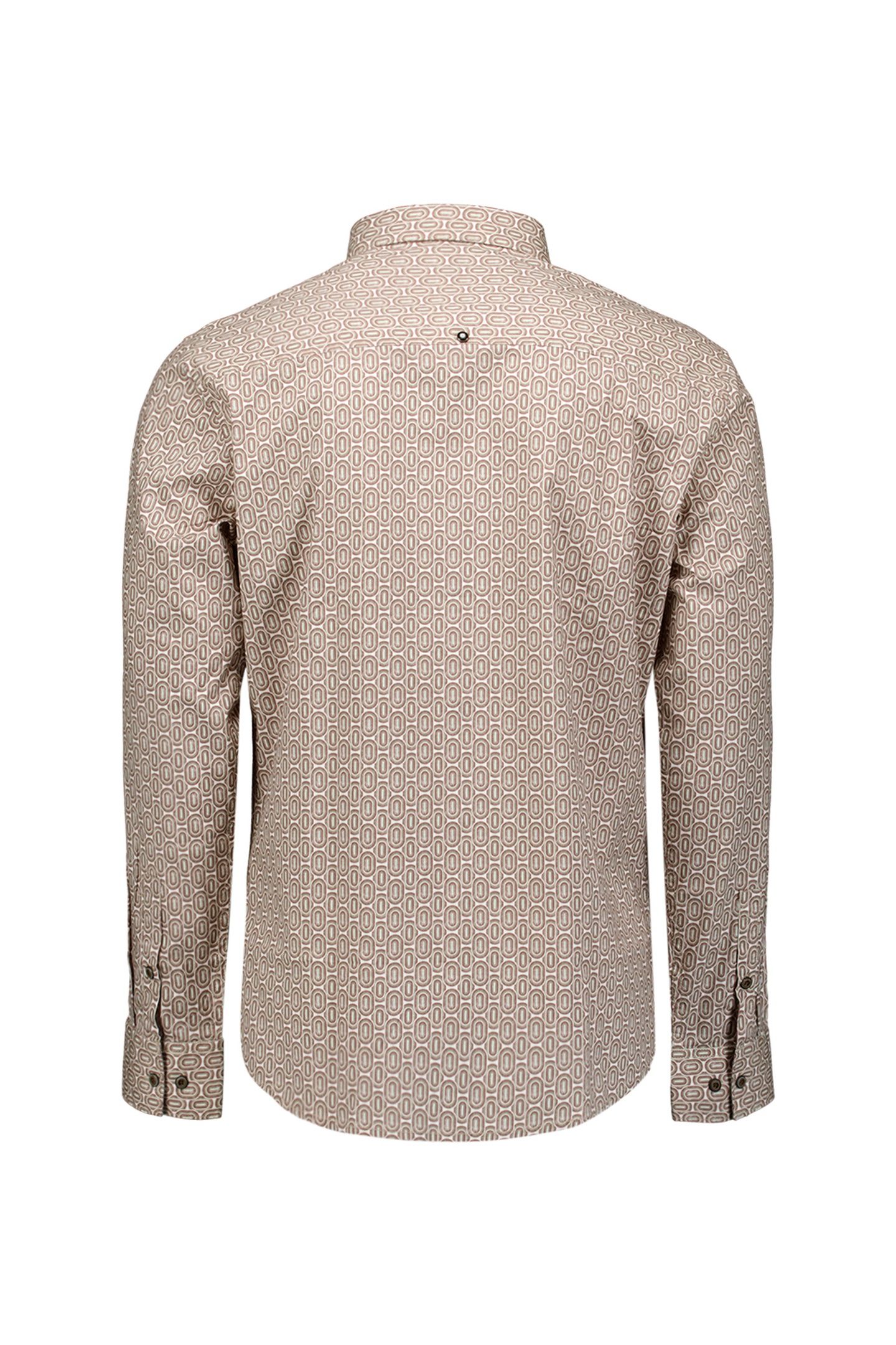 SHIRT STRETCH ALLOVER PRINTED RED WINE 5