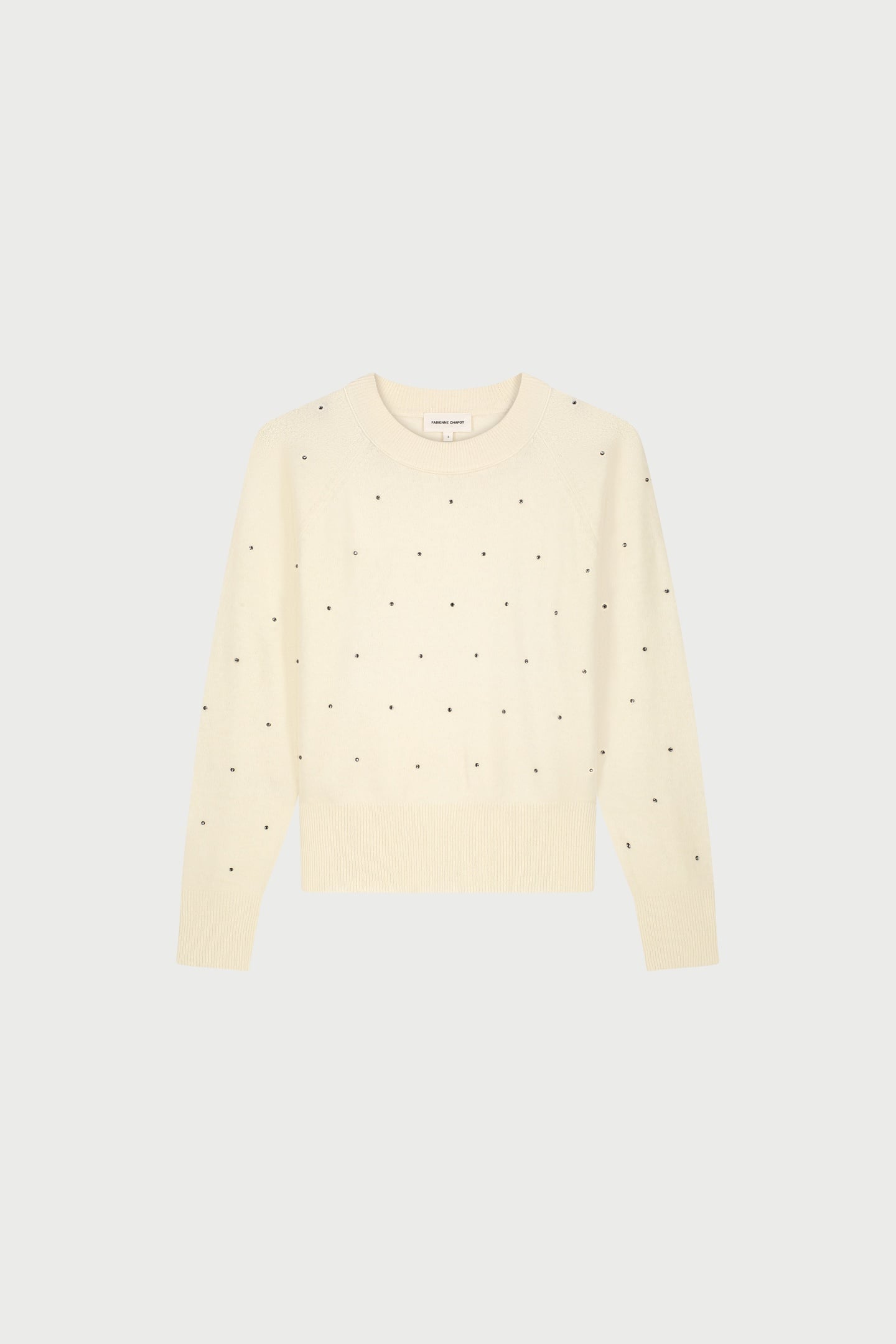 LIDI RHINESTONE PULLOVER COSY WHITE 4