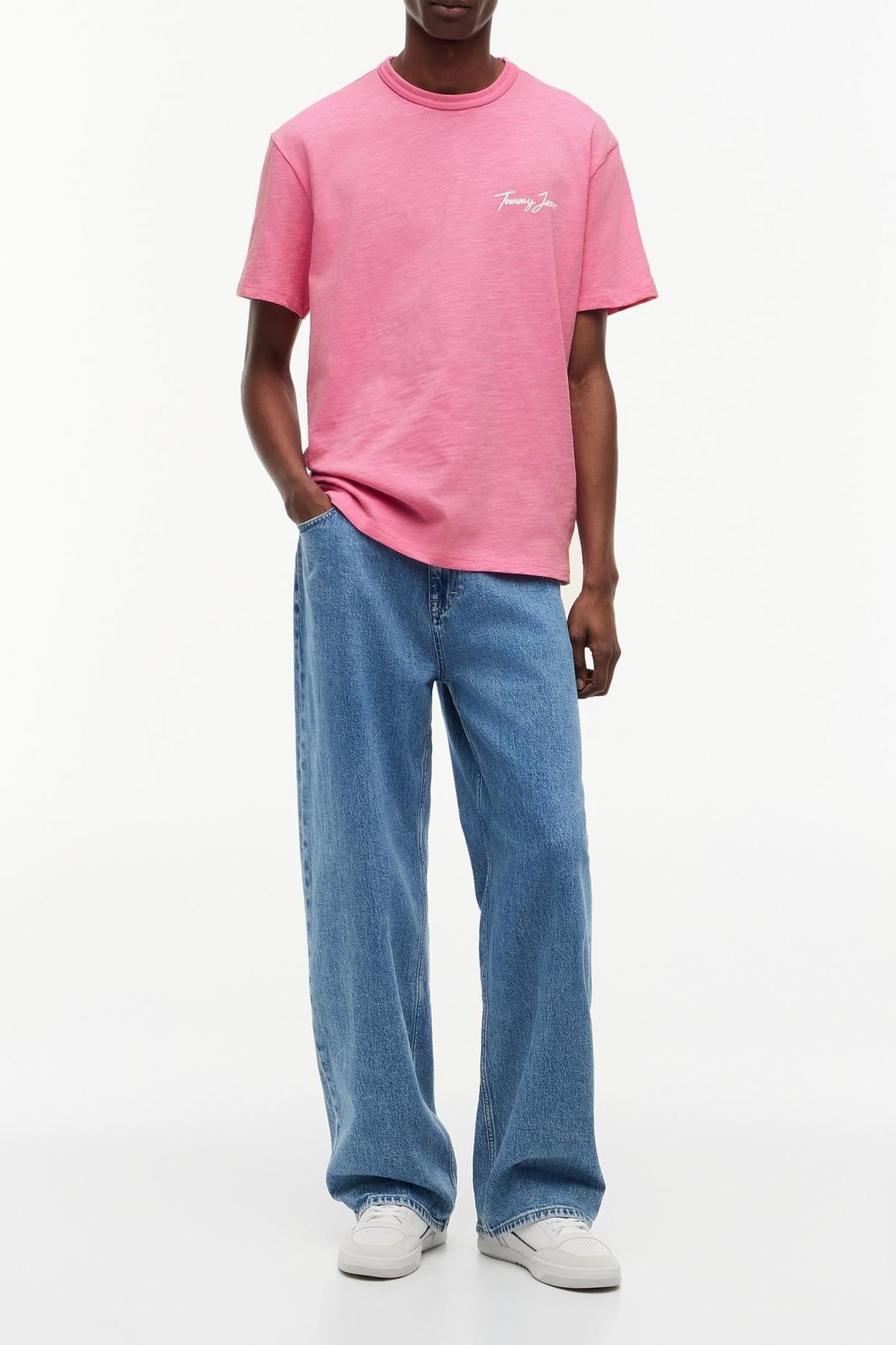 RELAXED NOVELTY SS TEE PINK DAISY 1