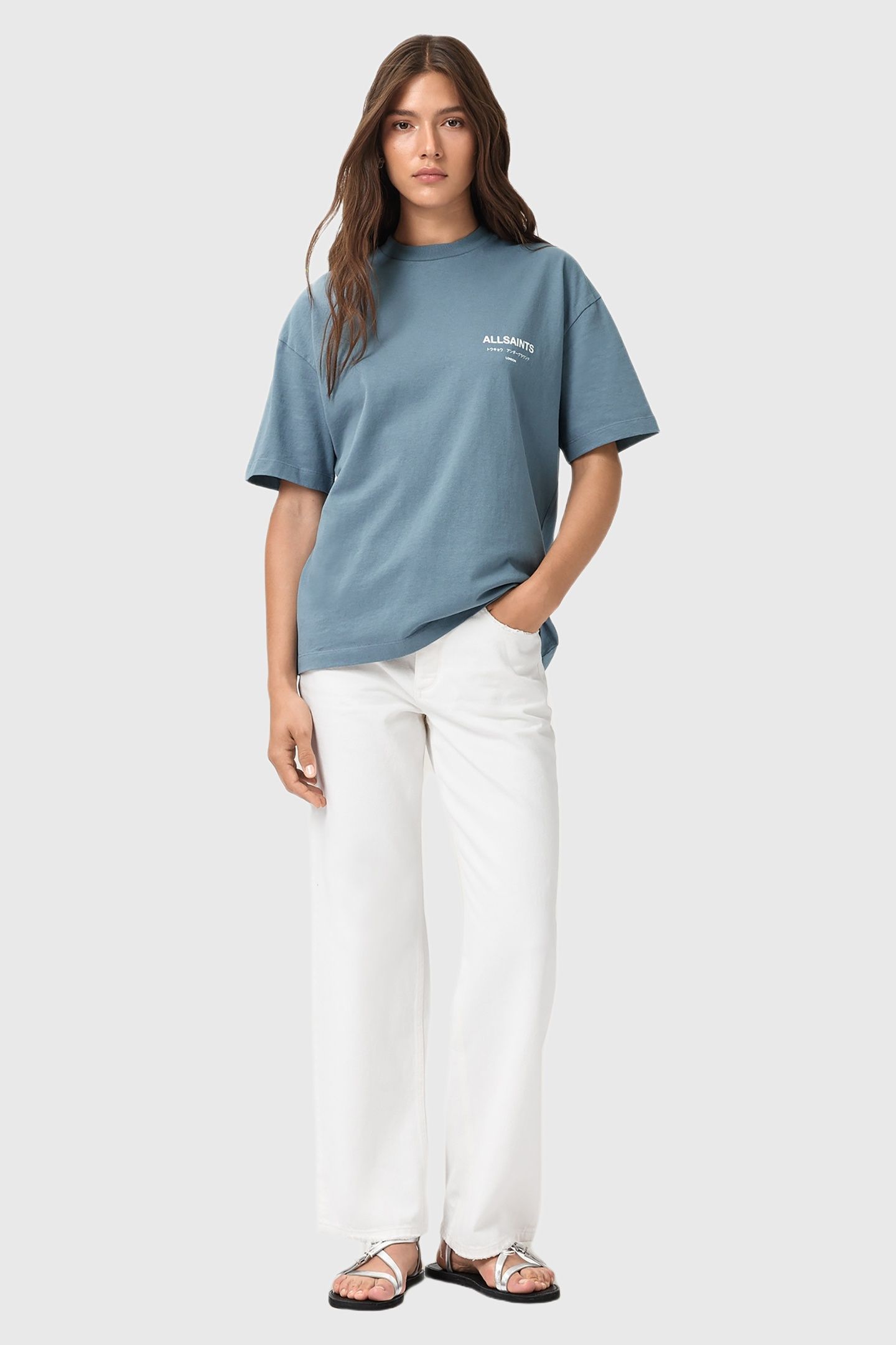 UNDERGROUND ETTA TEE FLINT STONE BLUE 3