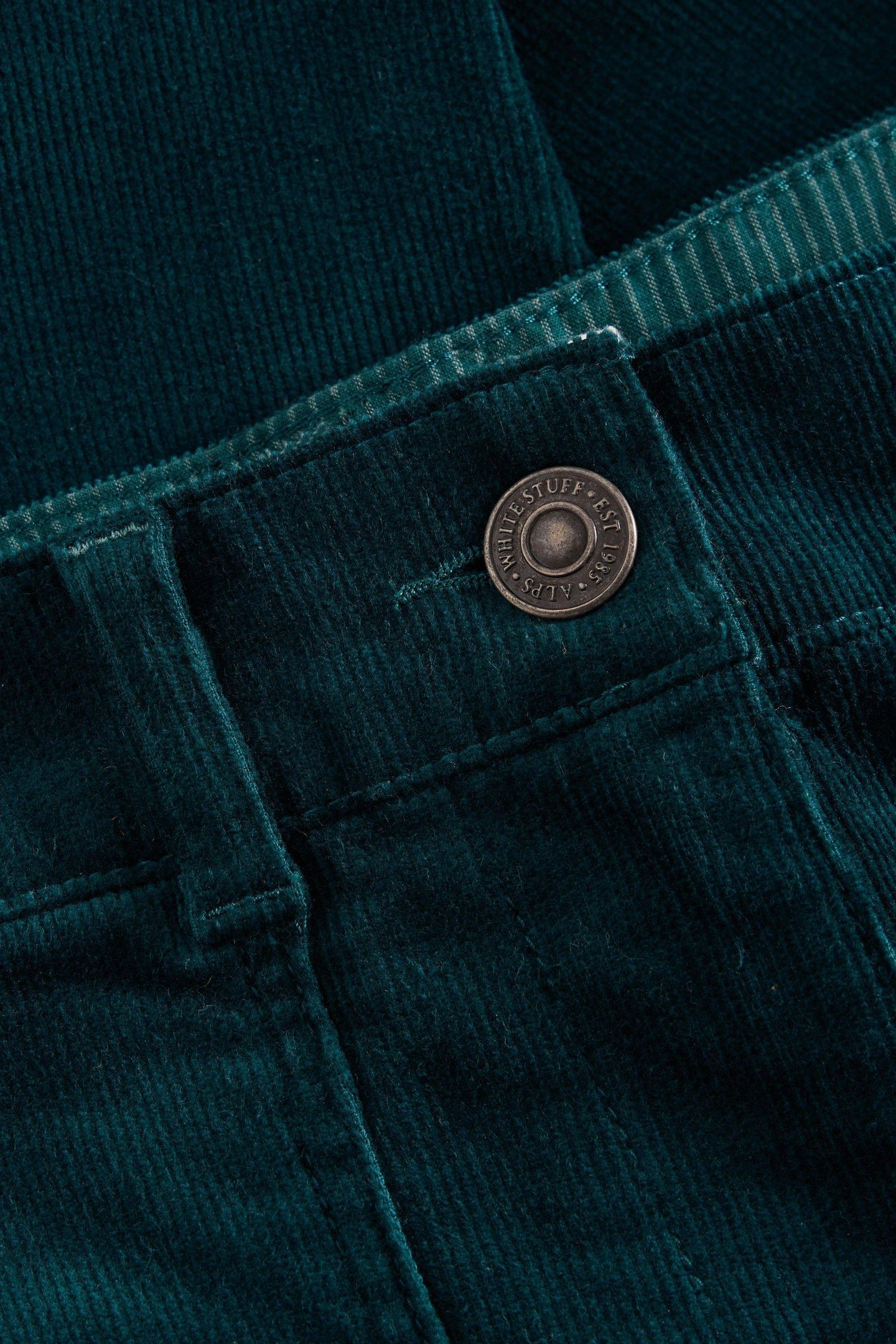 TWISTER CORD TROUSER DARK GREEN 6
