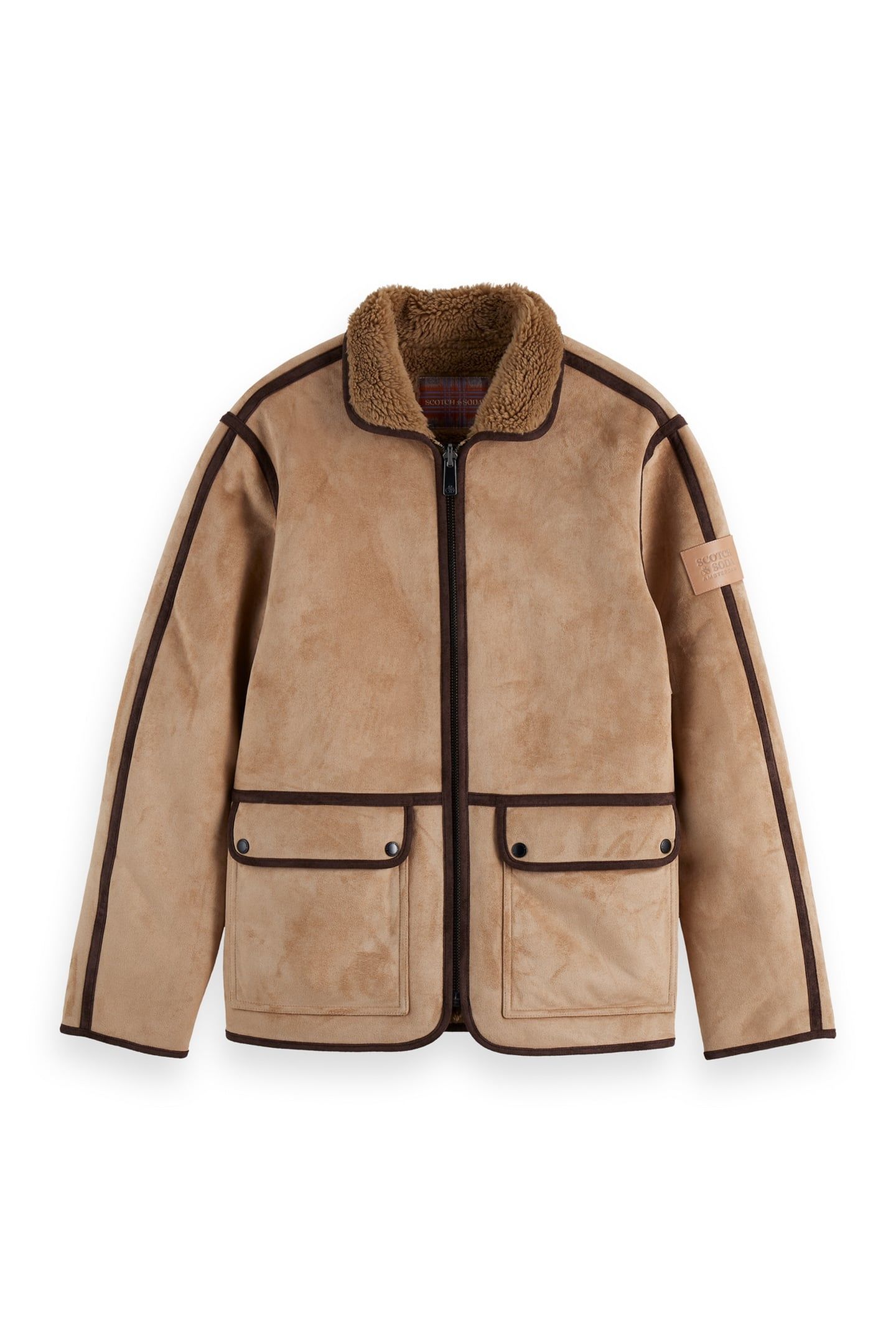 FAUX SHEARLING JACKET TANNIN 4