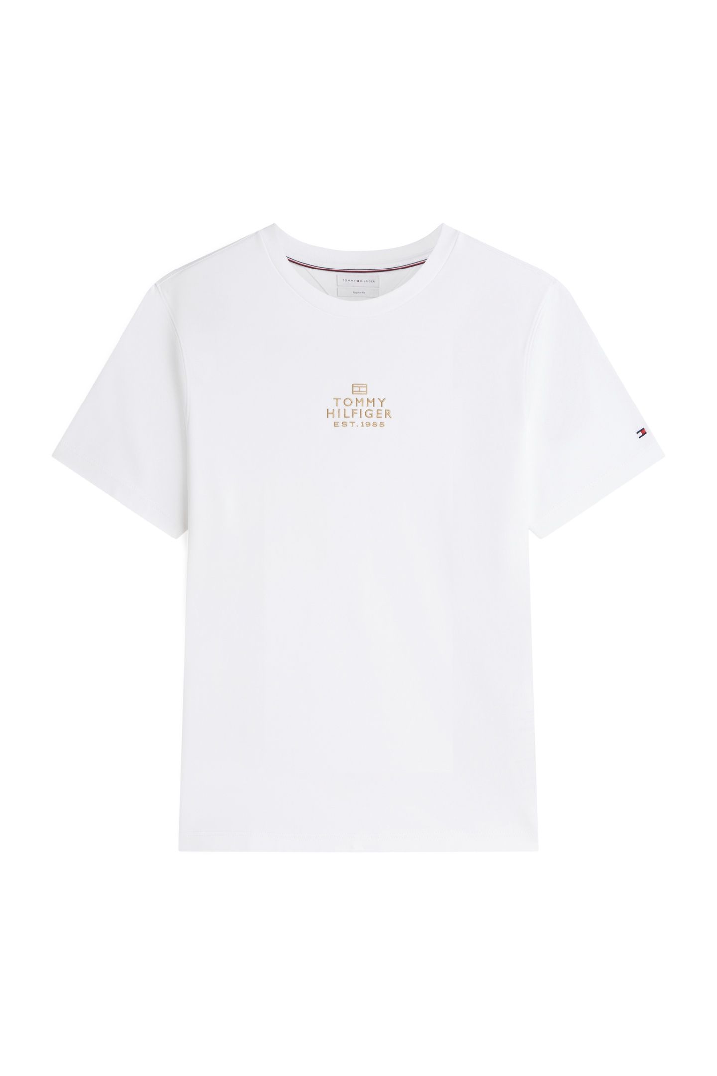 BRAND LOVE GOLD INTERLOCK T-SHIRT WHITE 3