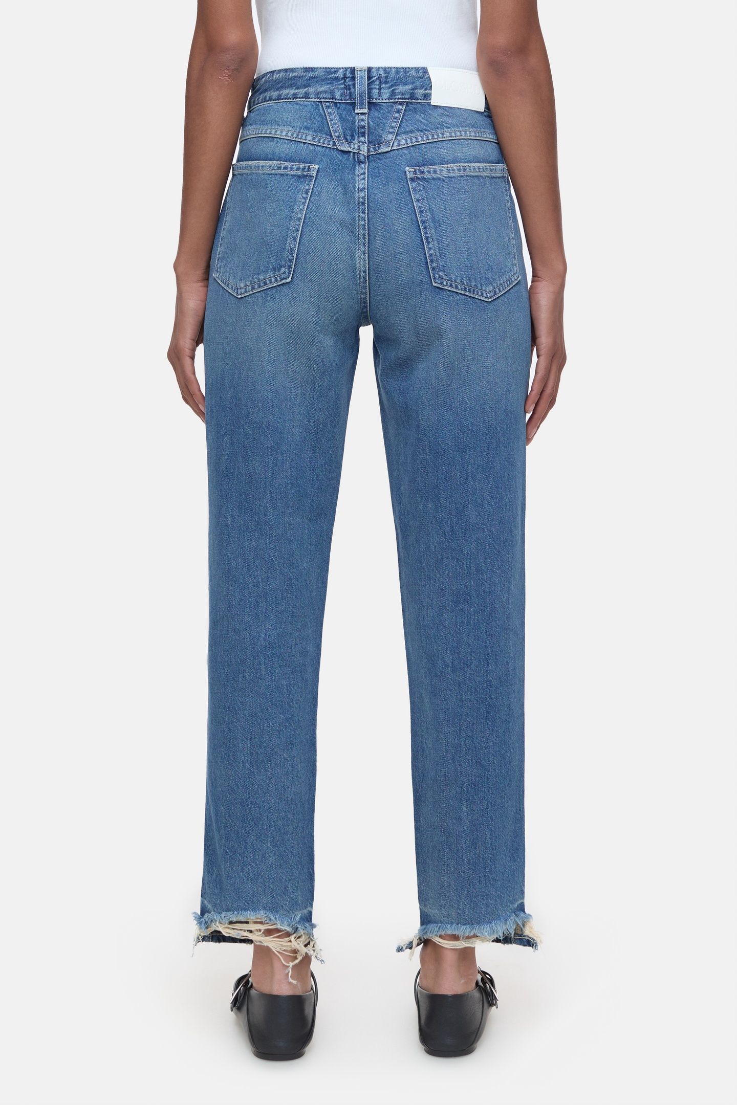 PEDAL PUSHER JEANS DARK BLUE 2