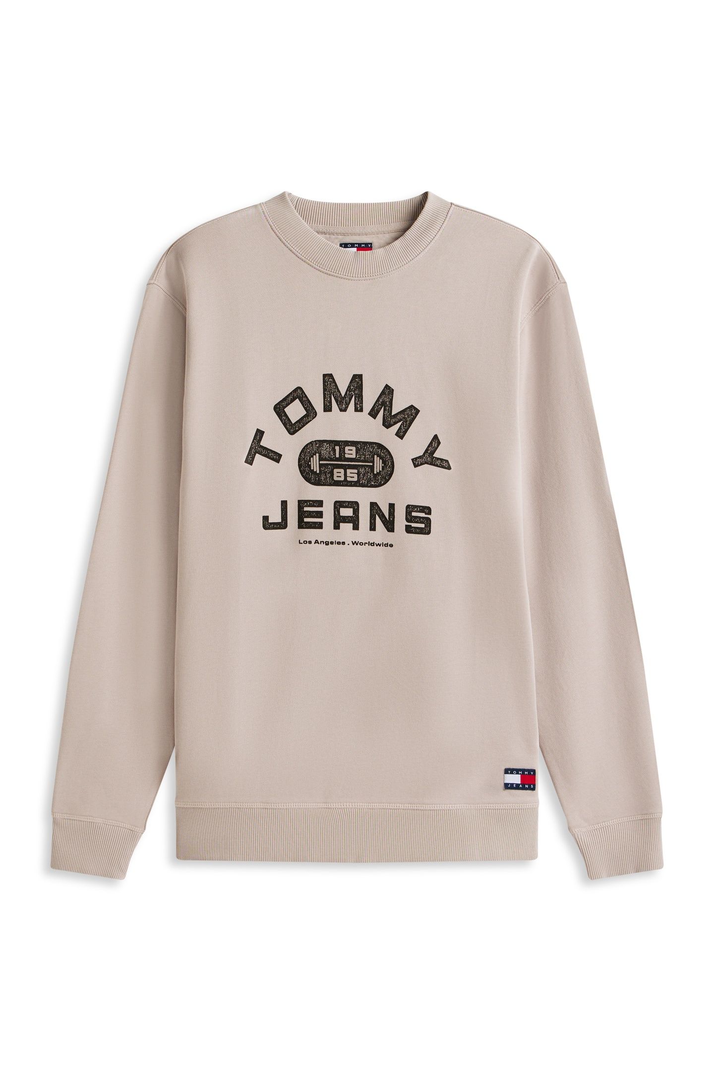 GRAPHIC TERRY CREW NECK SWEATSHIRT LIMESTONE DUST 5