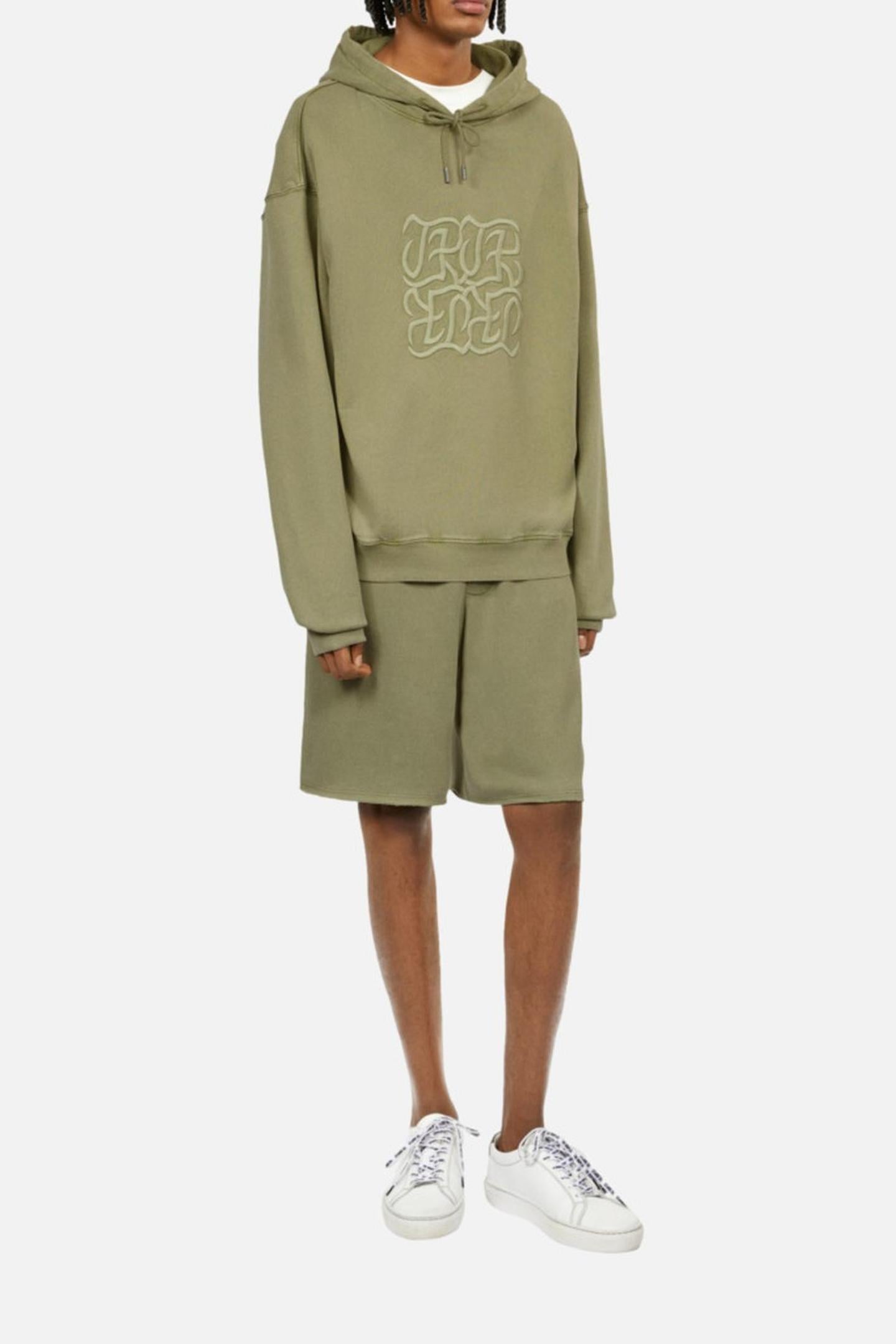 TK ACID EMBROIDERED SWEATSHIRT KAKI GREY 1