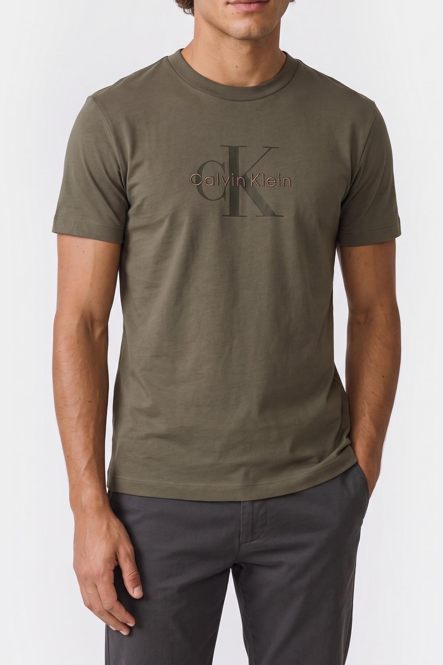 HERO MONOLOGO T-SHIRT DUSTY OLIVE 1