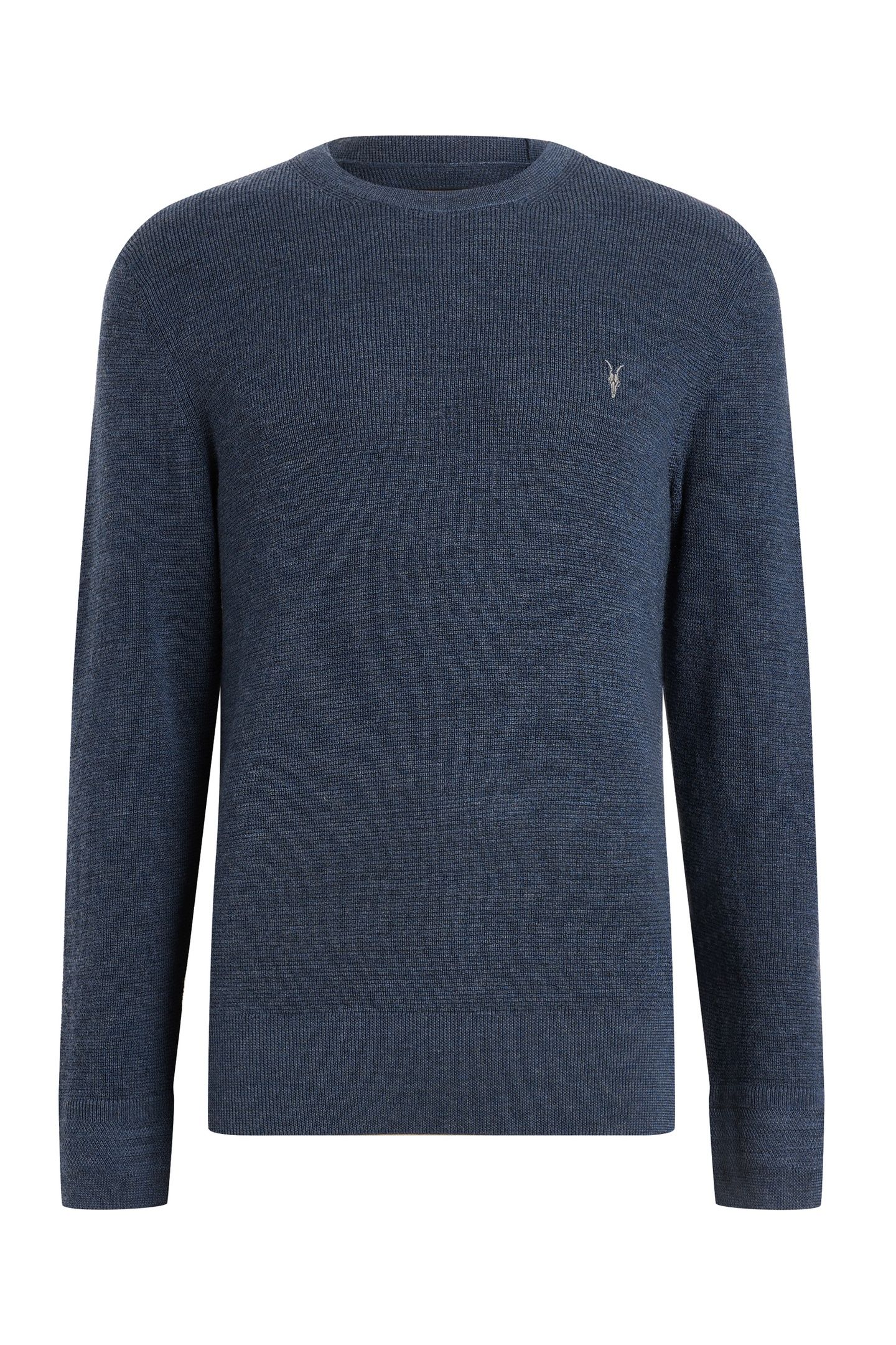 IVAR MERINO CREW SOLAR BLUE MARL 4