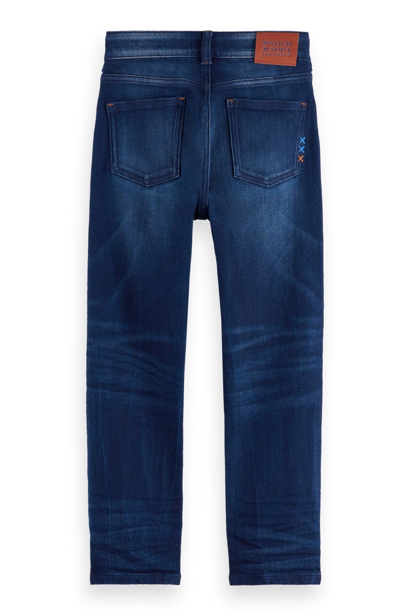BOYS THE DEAN LOOSE-TAPERED JEANS—ABSTRACT BLUE ABSTRACT BLU 2