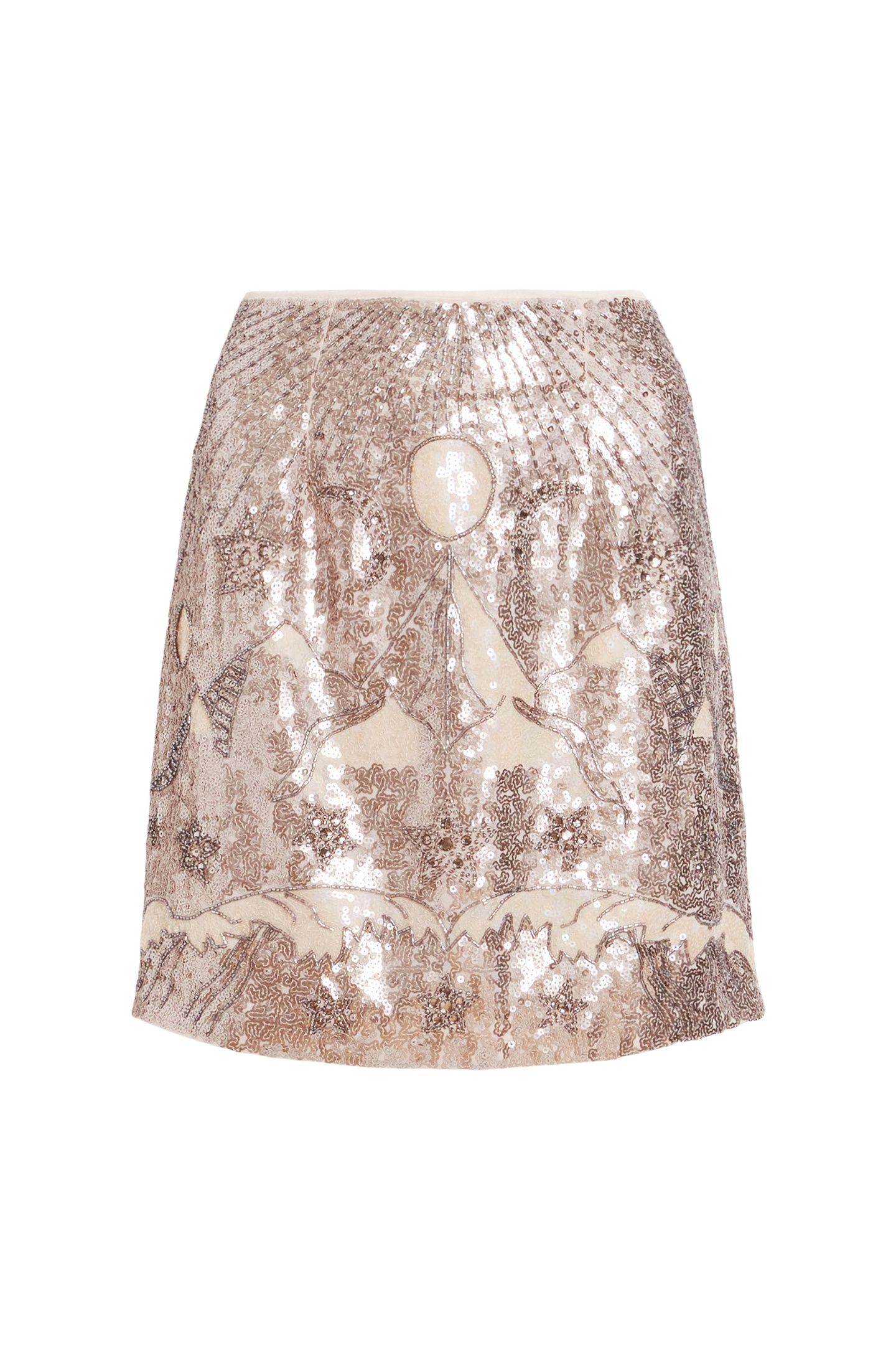 JAMILIA EMB SKIRT ECRU WHITE 4
