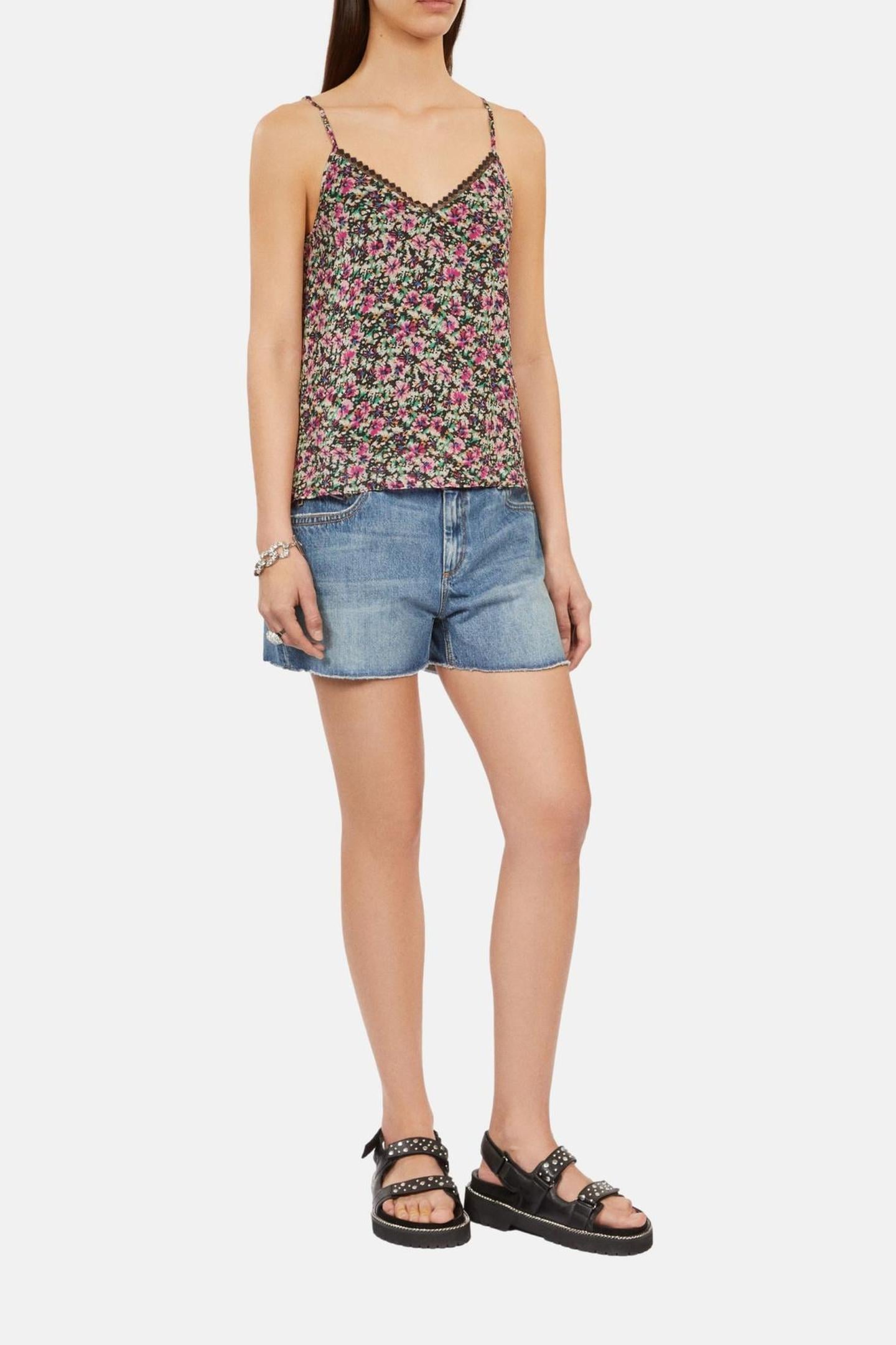TOP CAMISOLE WITH STRAPS MULTICO 1