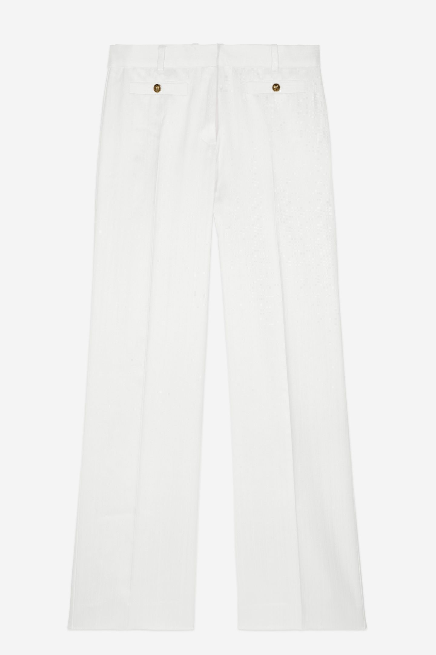 WIDE COSTUME TROUSERS WHITE 6