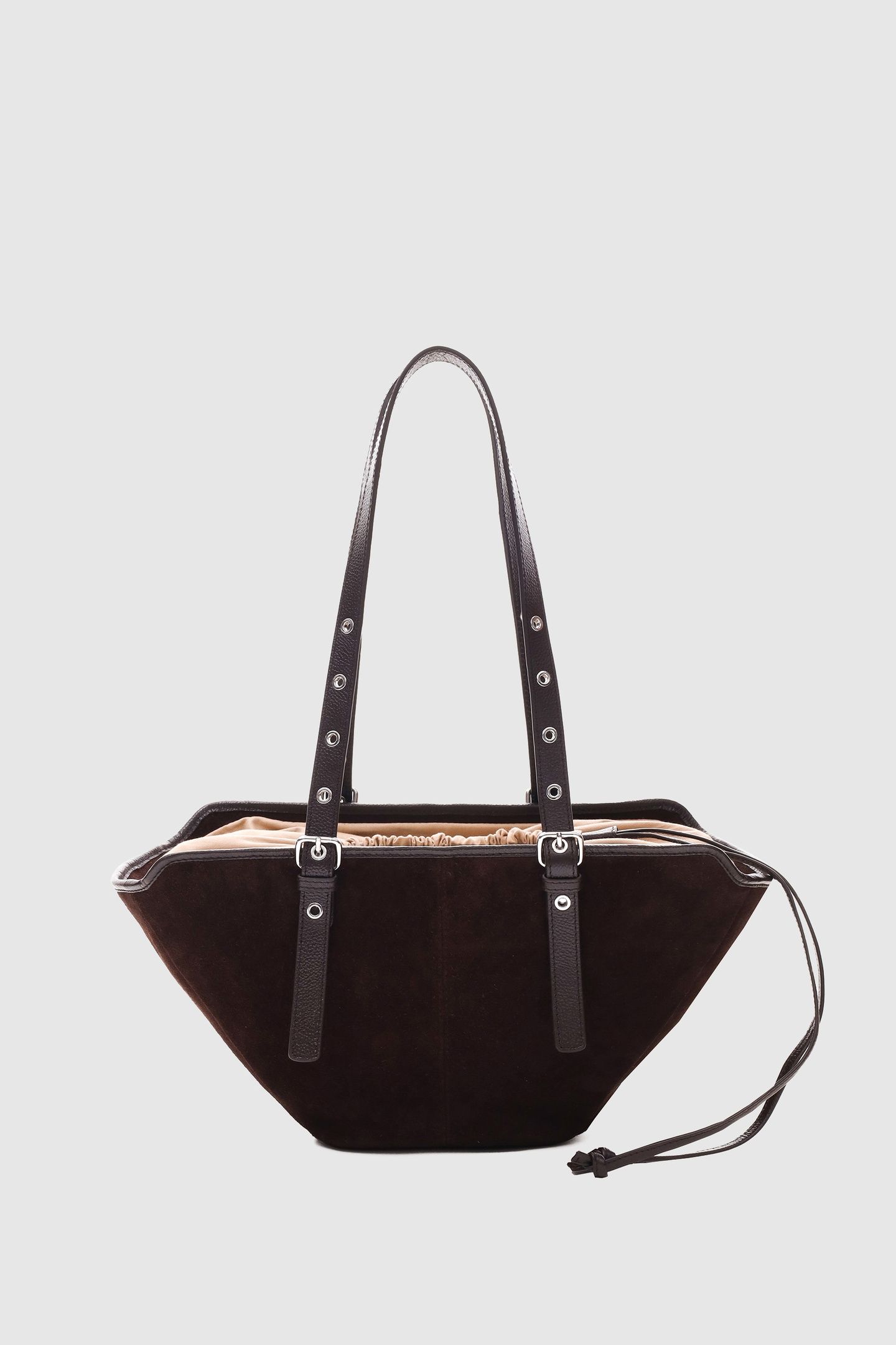 SMALL NORA SUEDE CHOCOLATE 3