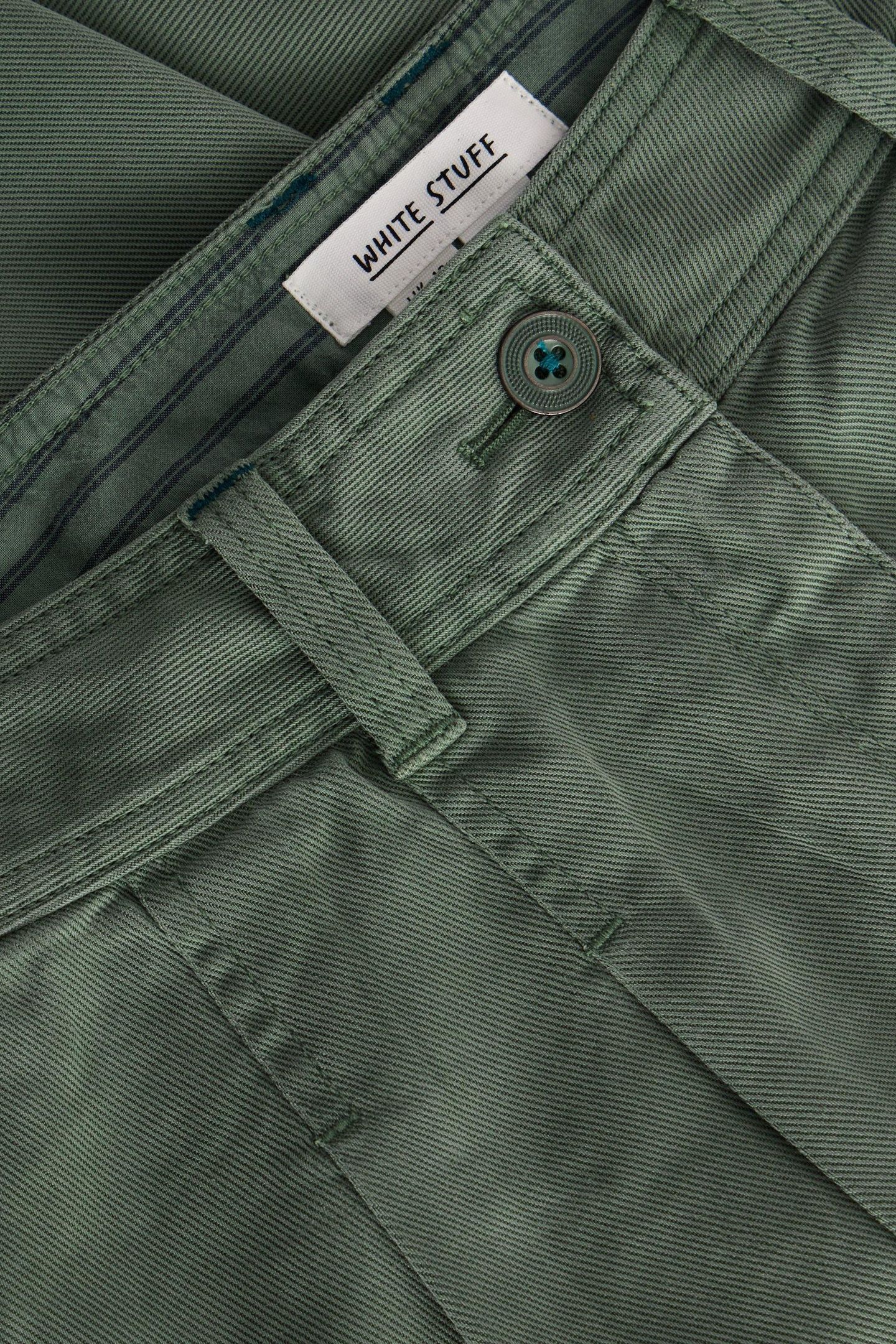 SASHA WIDE LEG TROUSER DUSTY GREEN 5