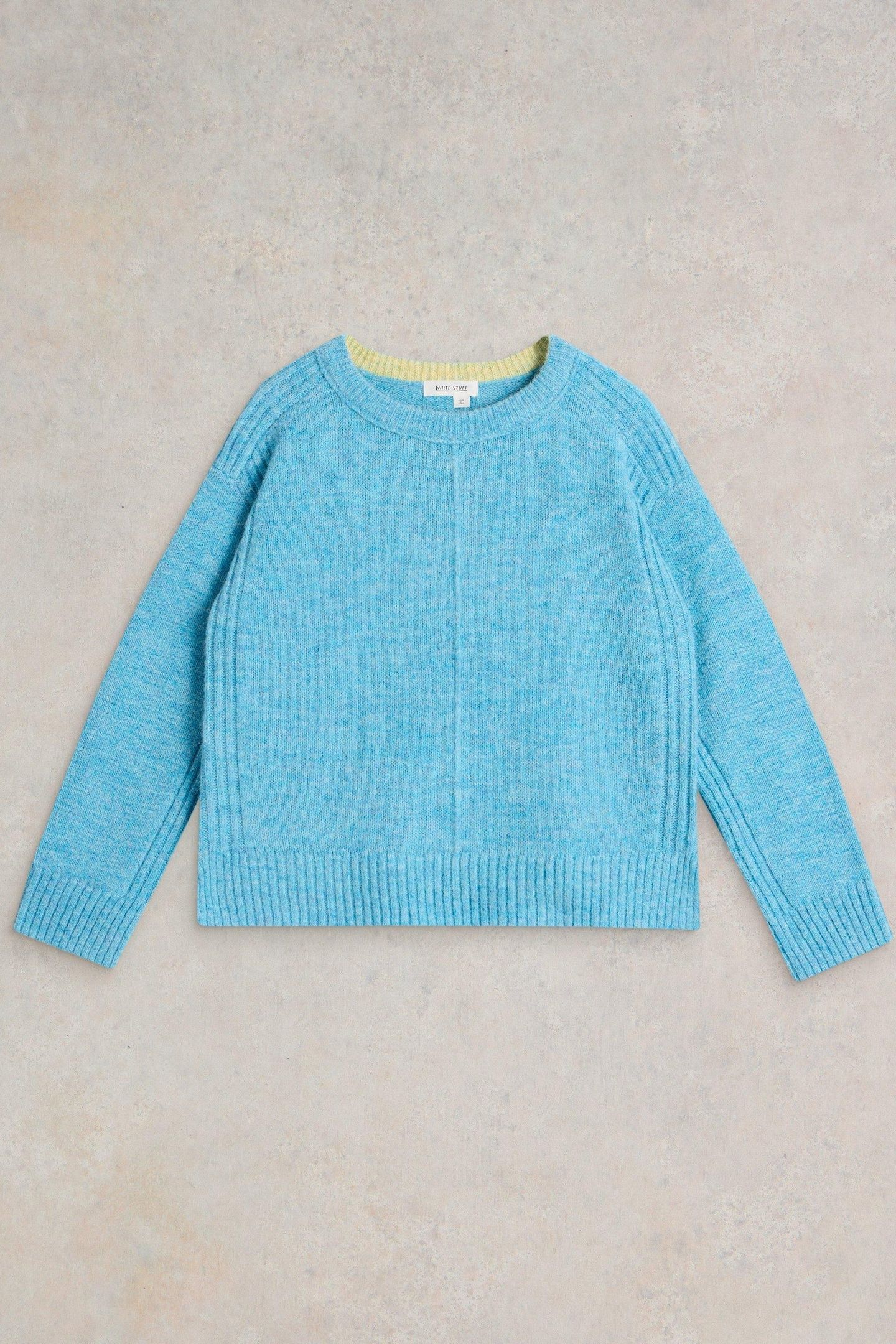 FLUFFY BOXY JUMPER BRIGHT BLUE 3