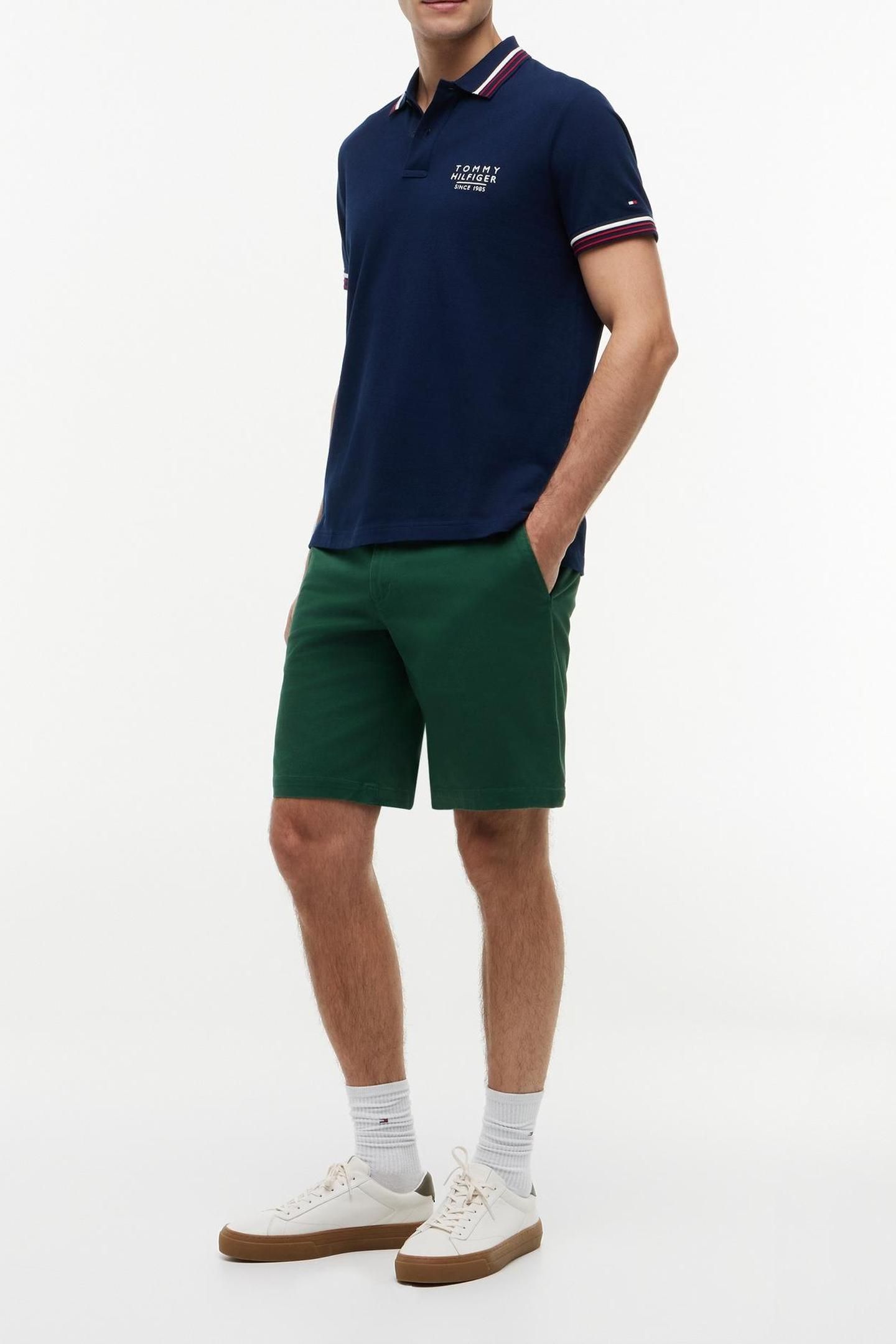 REGULAR FIT SIGNATURE COLLAR POLO SHIRT CARBON NAVY 5