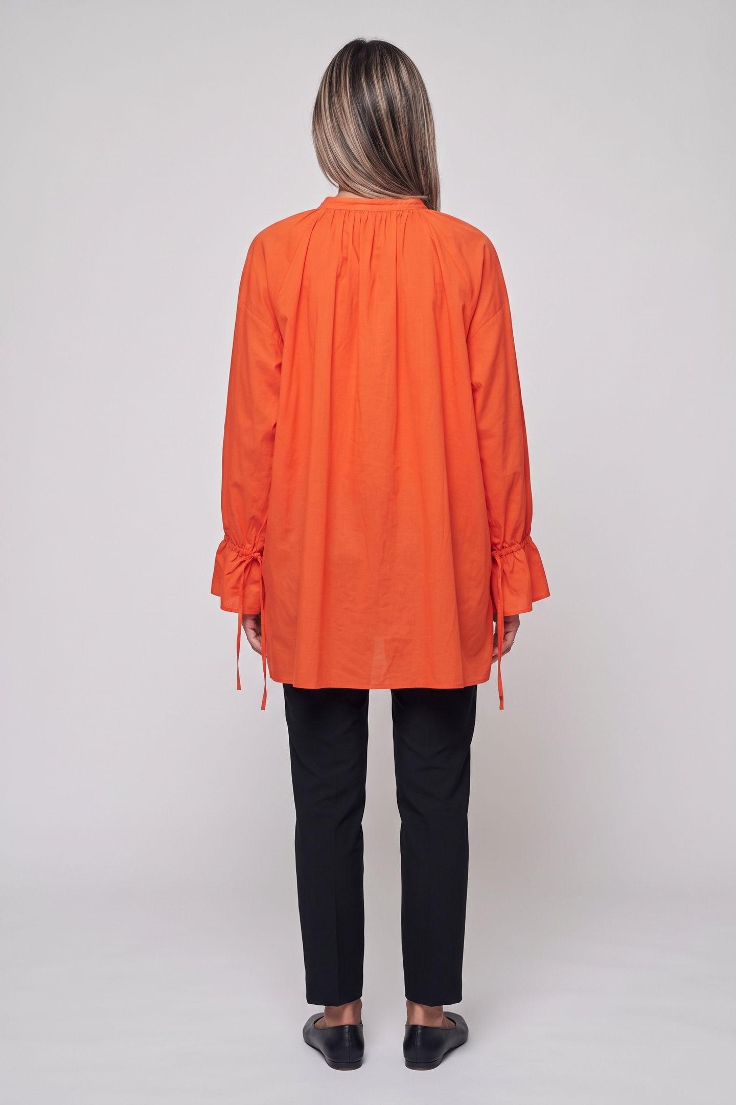 SANTA FE LIGHT TENCEL TUNIC ORANGE 2