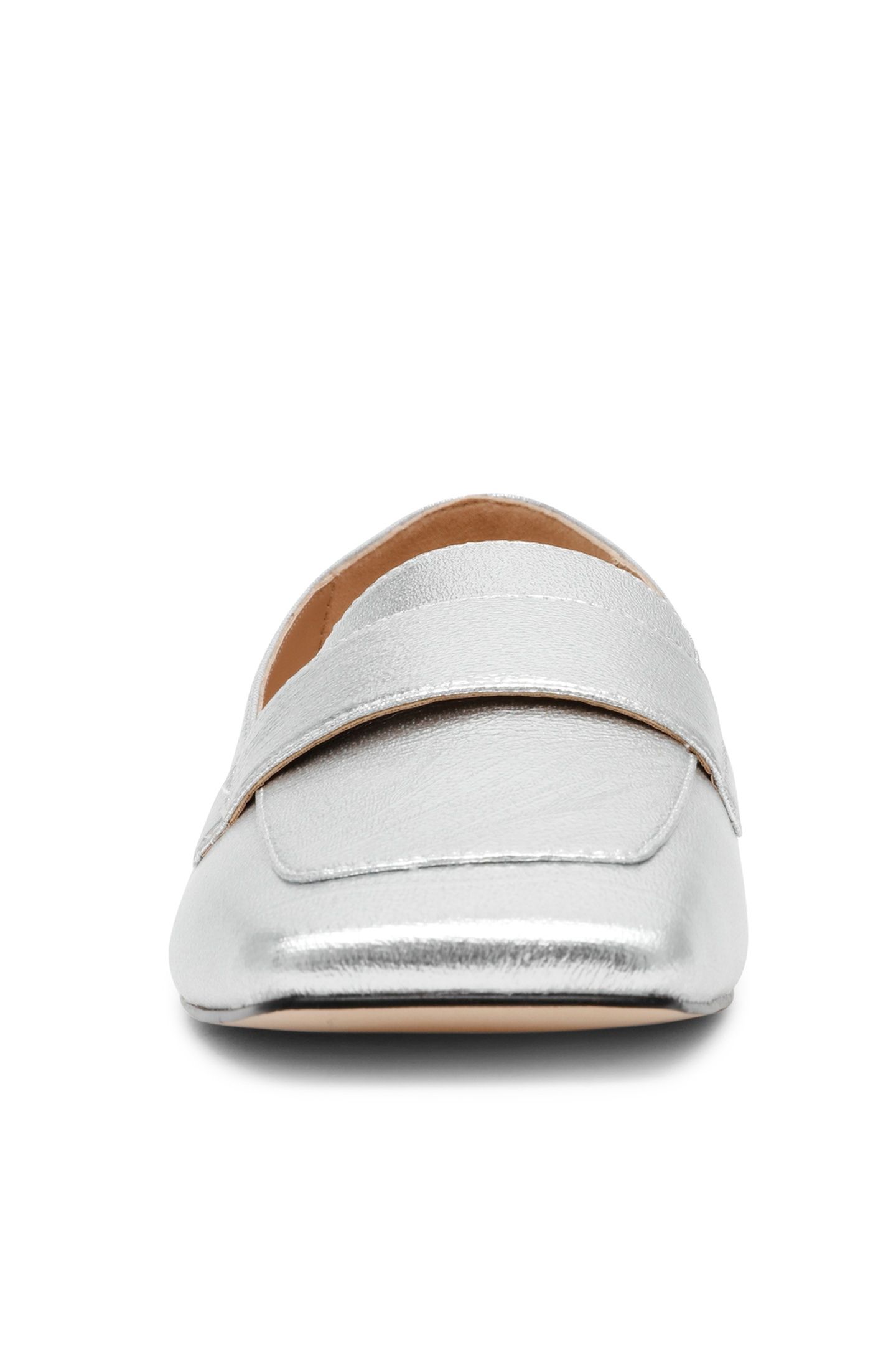 MONARC FLAT SHOES SILVER CRINKLE 4