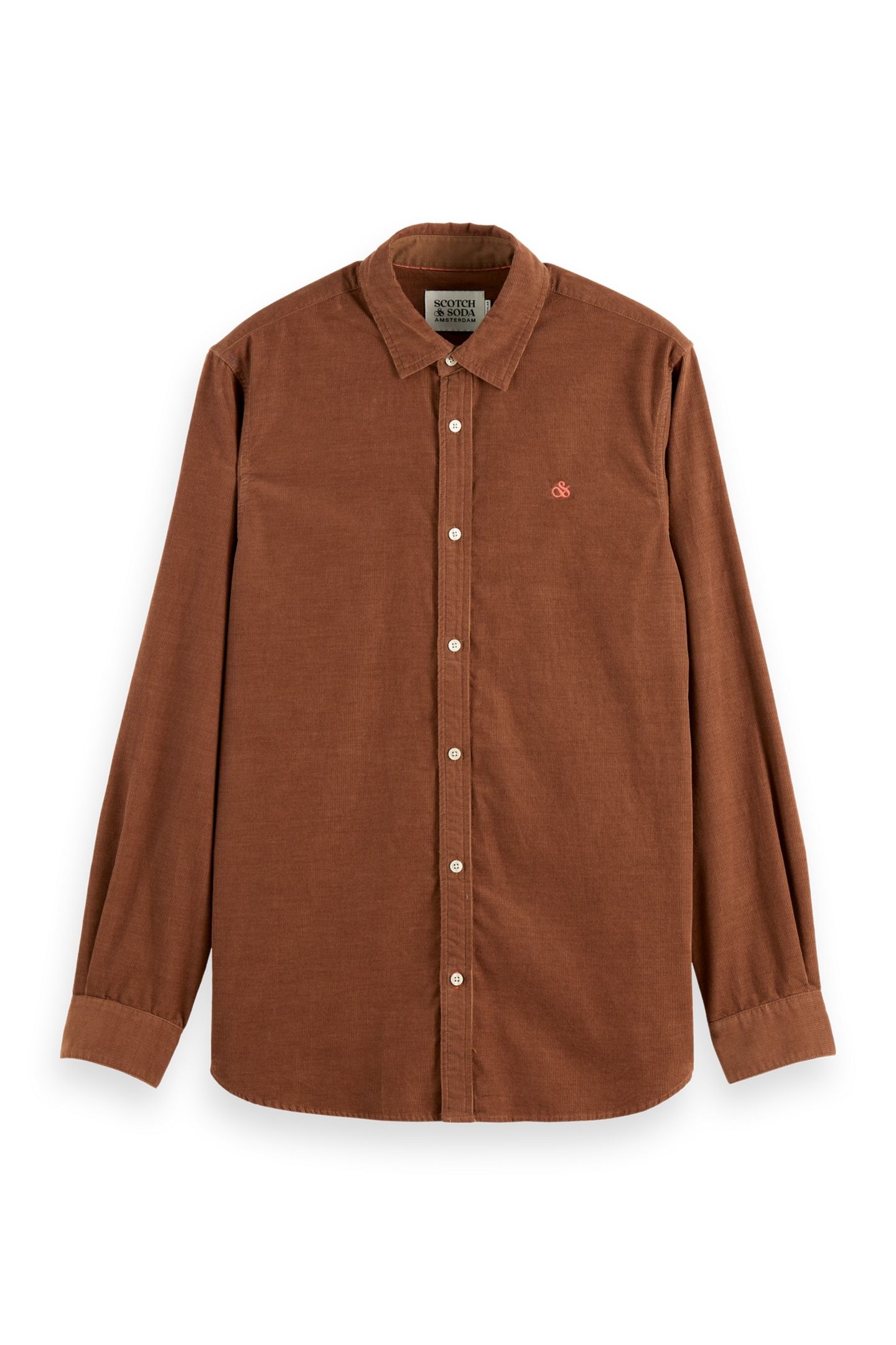 REGULAR-FIT CORDUROY SHIRT SOFT SILT 3